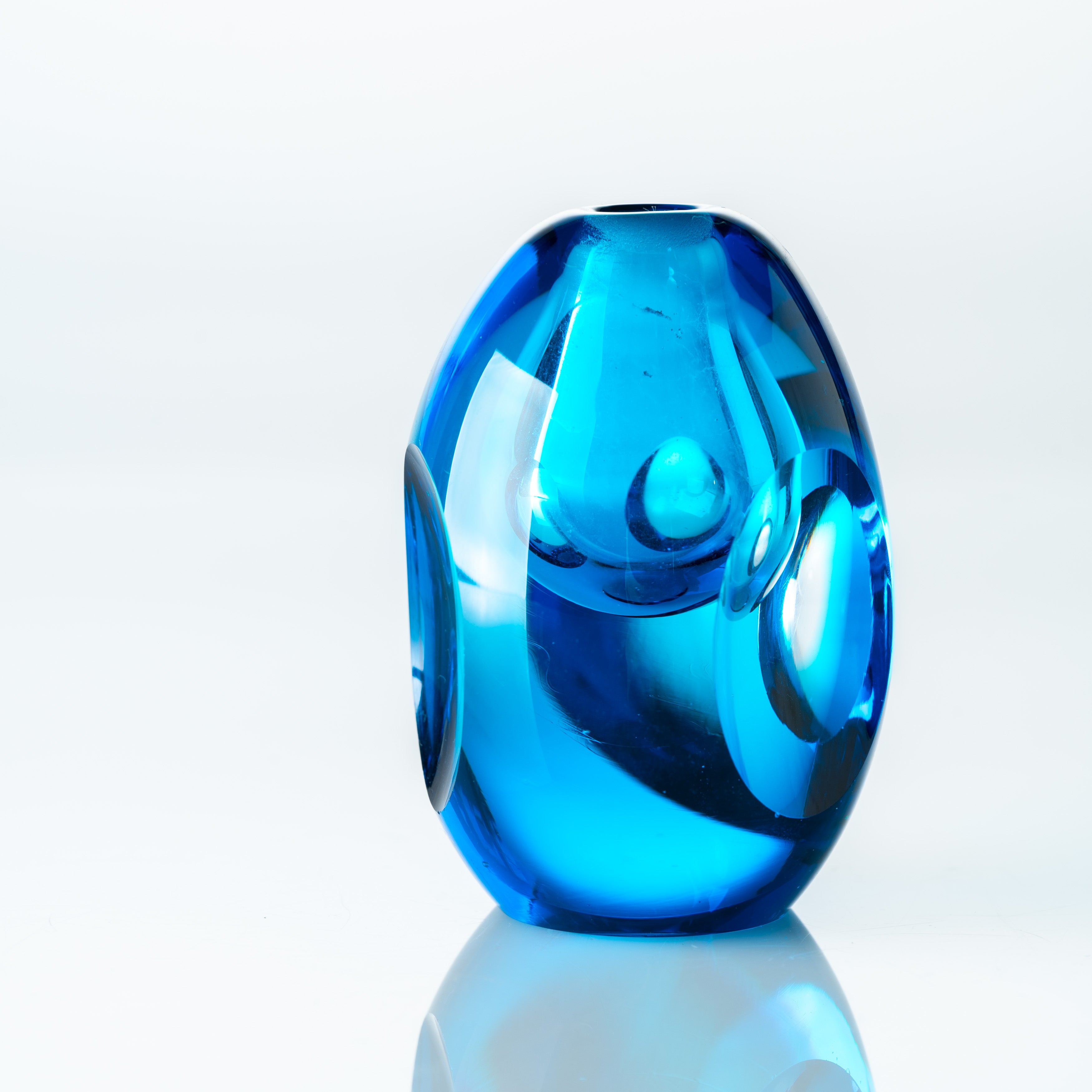 Erinnerungen an die Farben des Ozeans Blau Parfümflasche