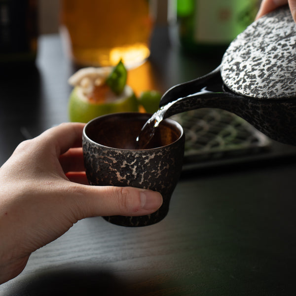 Sinra Nishiki Kagawa Lacquerware Guinomi Sake Cup