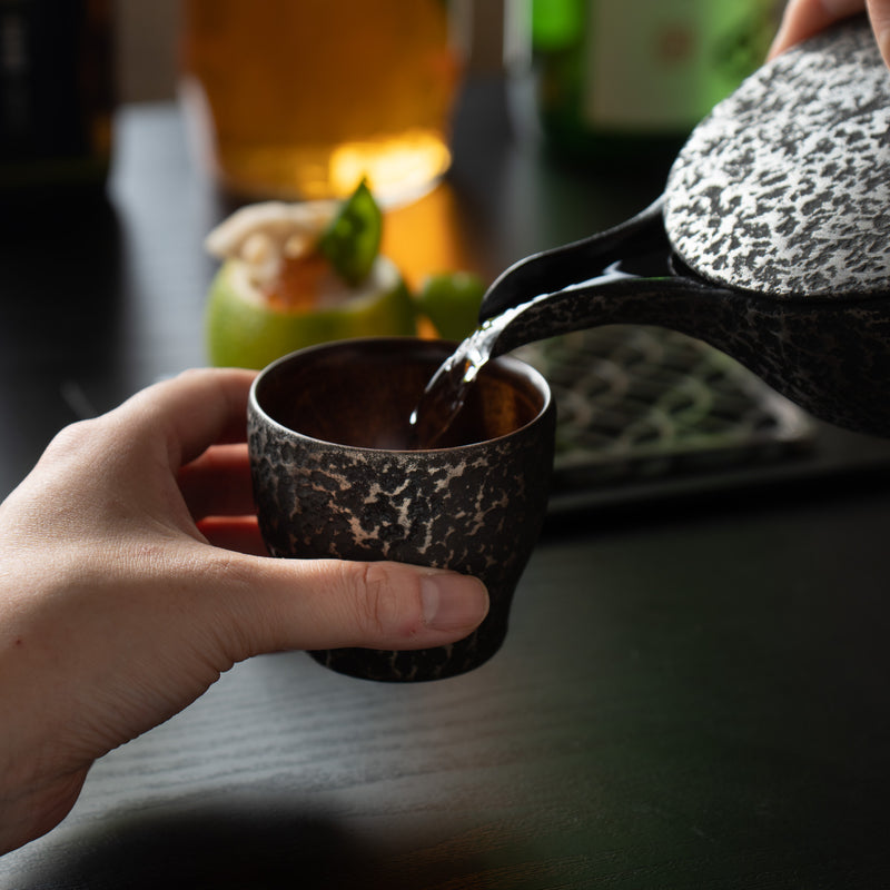 Sinra Nishiki Kagawa Lacquerware Guinomi Sake Cup