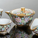 Taka Toshifumi Hanazume Houhin Japanese Teapot Set with 5 Tea cups