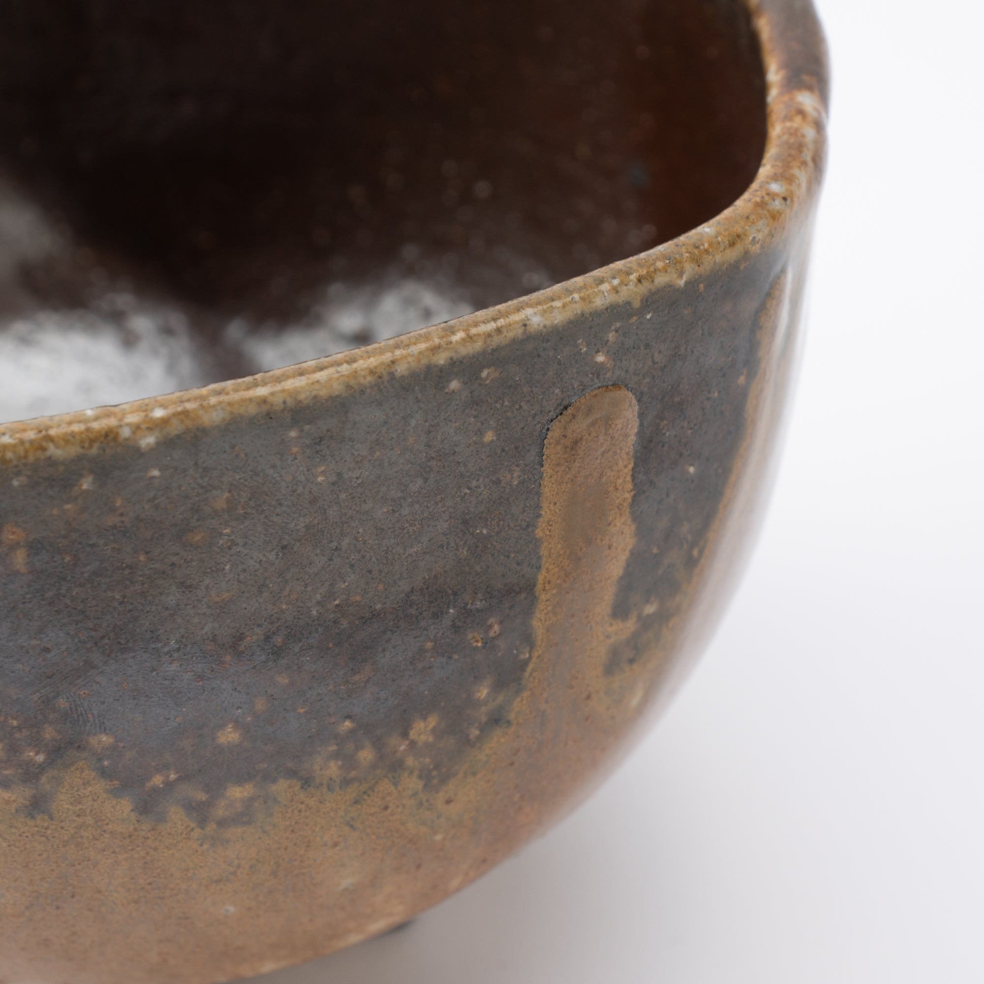 Shima Five-Sided Matcha Bowl