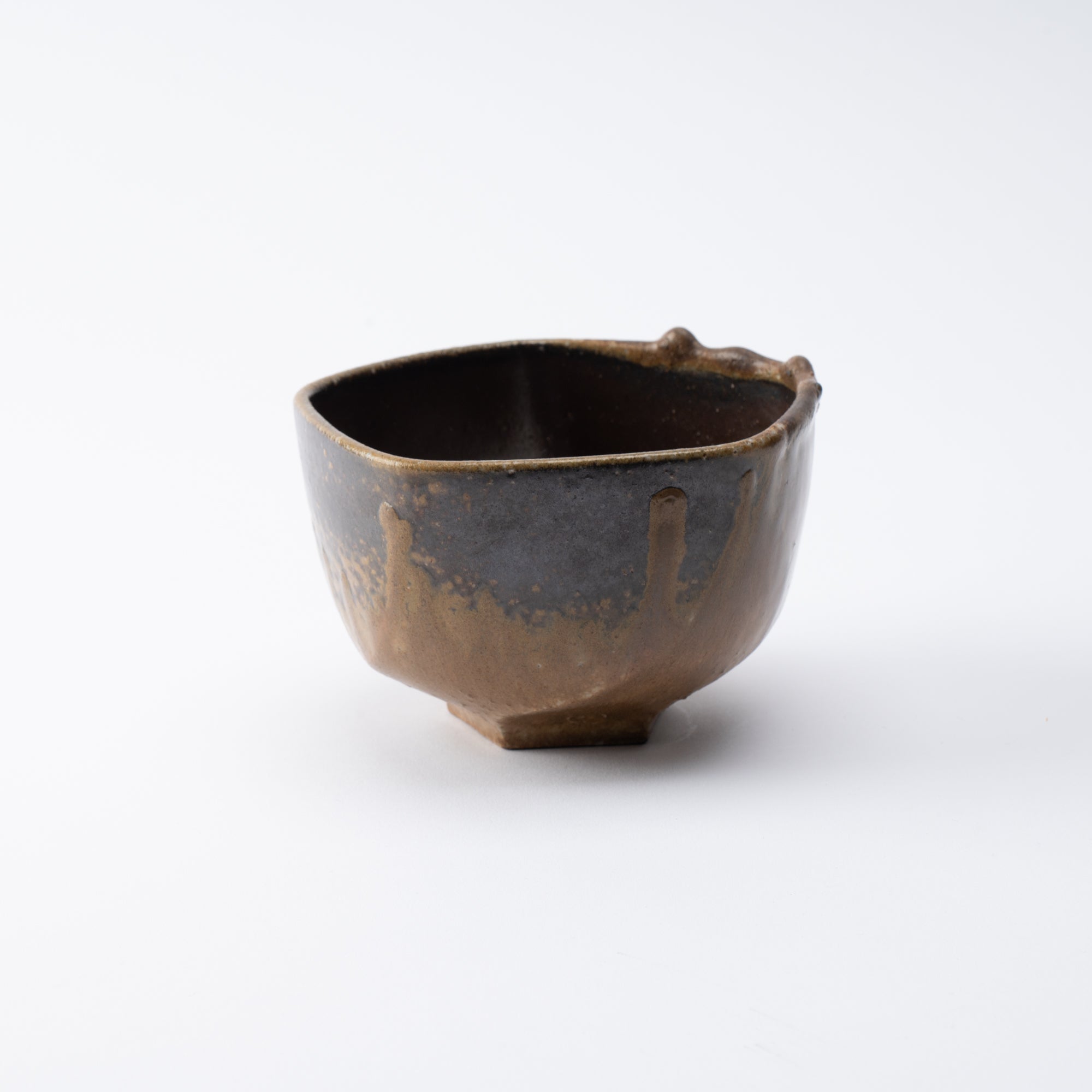 Tamadare Five-Sided Matcha Bowl Chawan