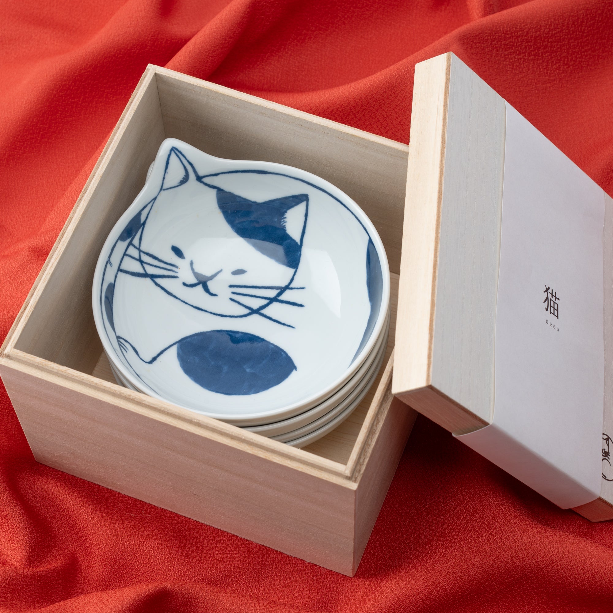 Neco Hasami Cat Bowl  Set