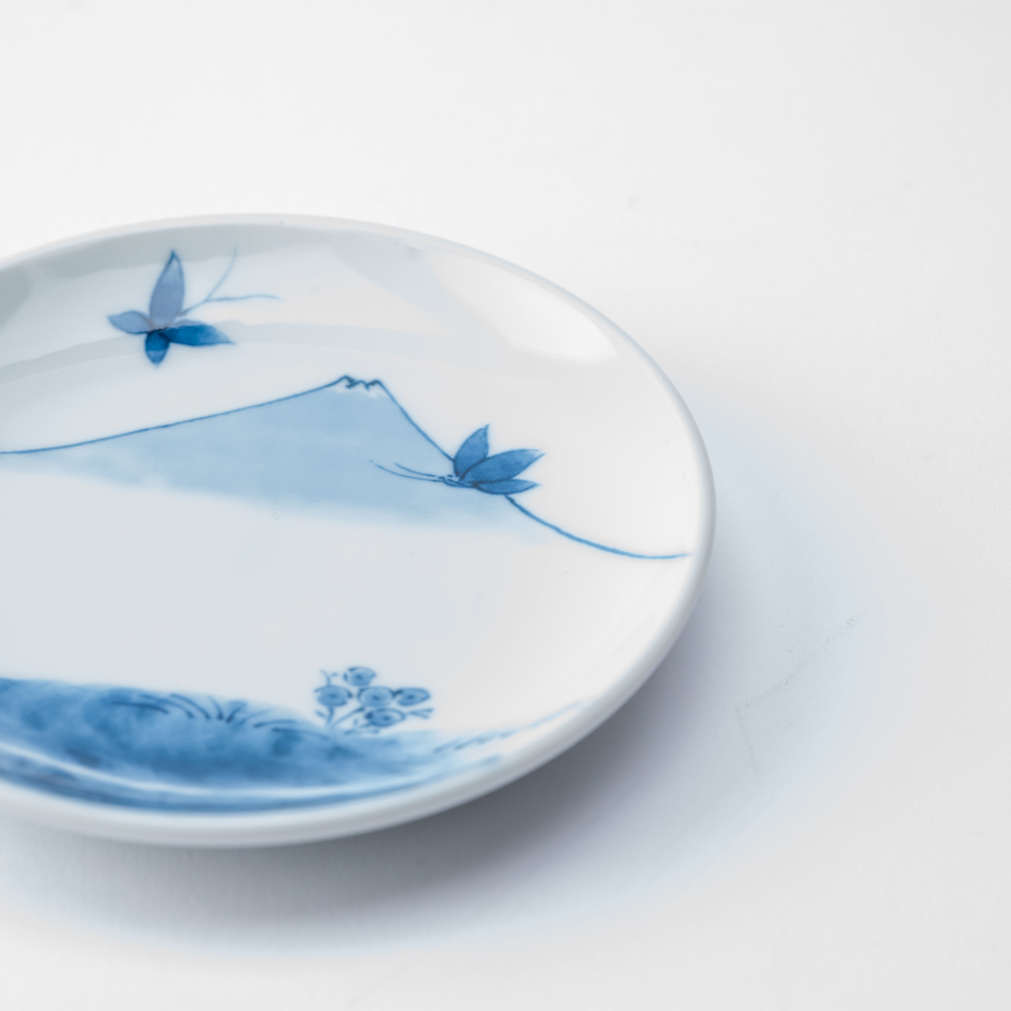 Mt. Fuji Scenery Sauce Plate