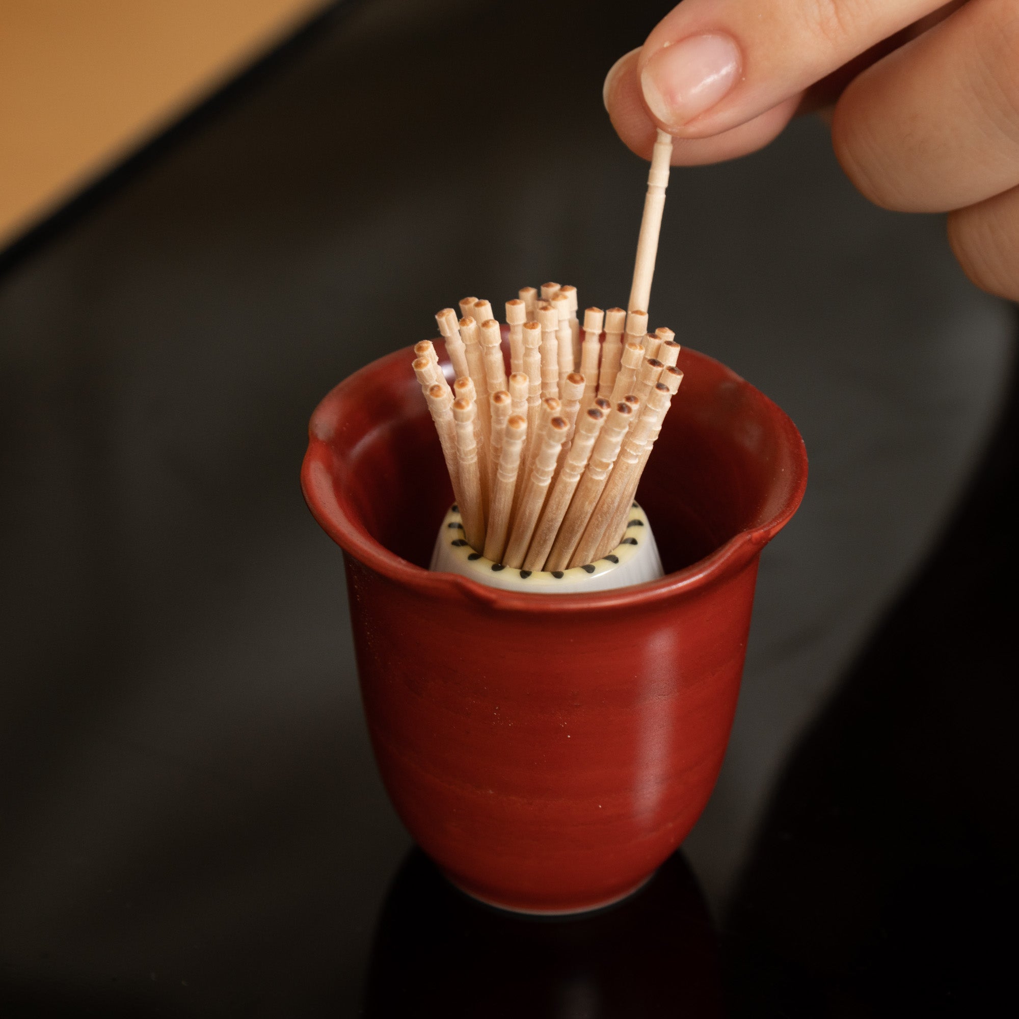 Camellia Toothpick Holder