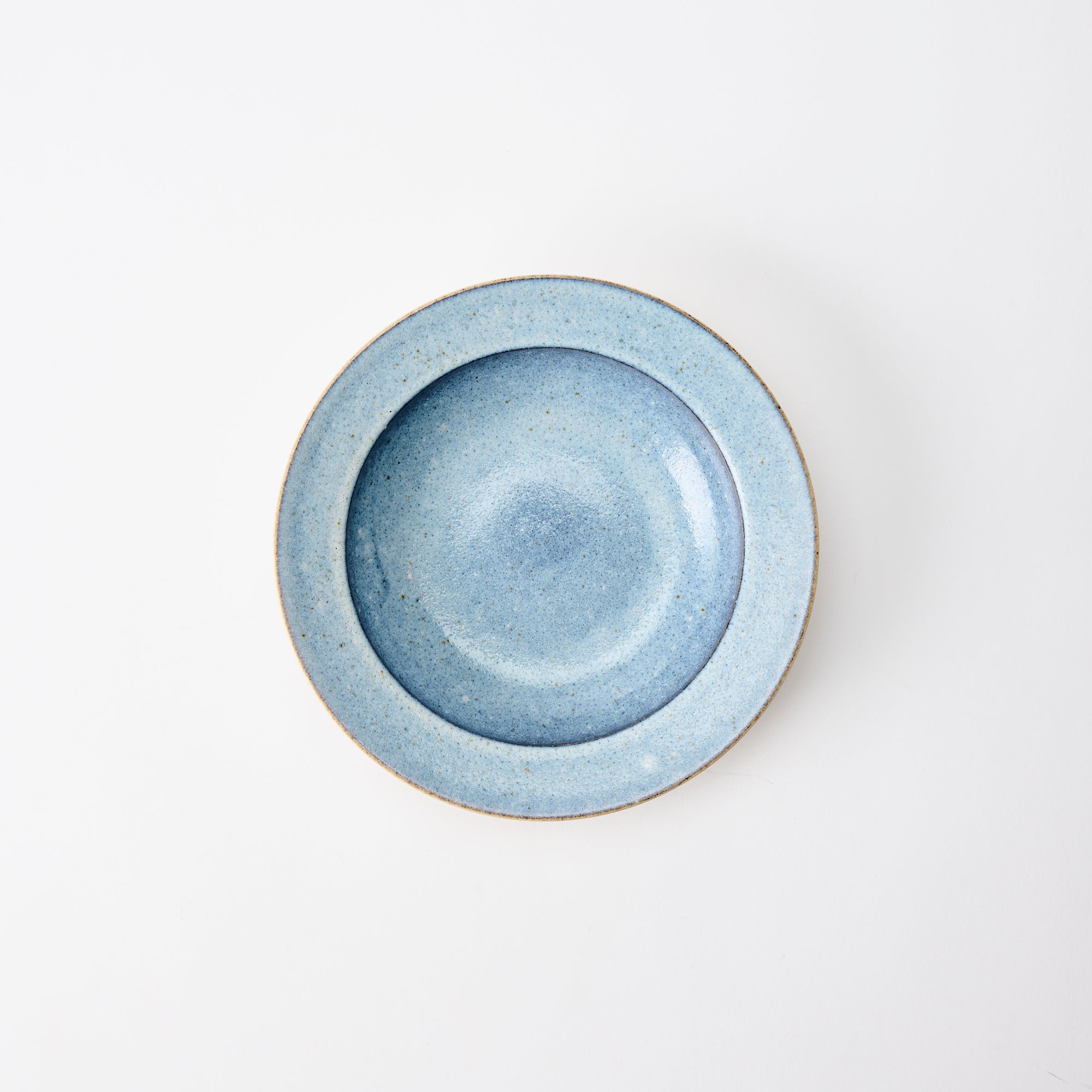 Blue Aohagi Deep Dinner Plate