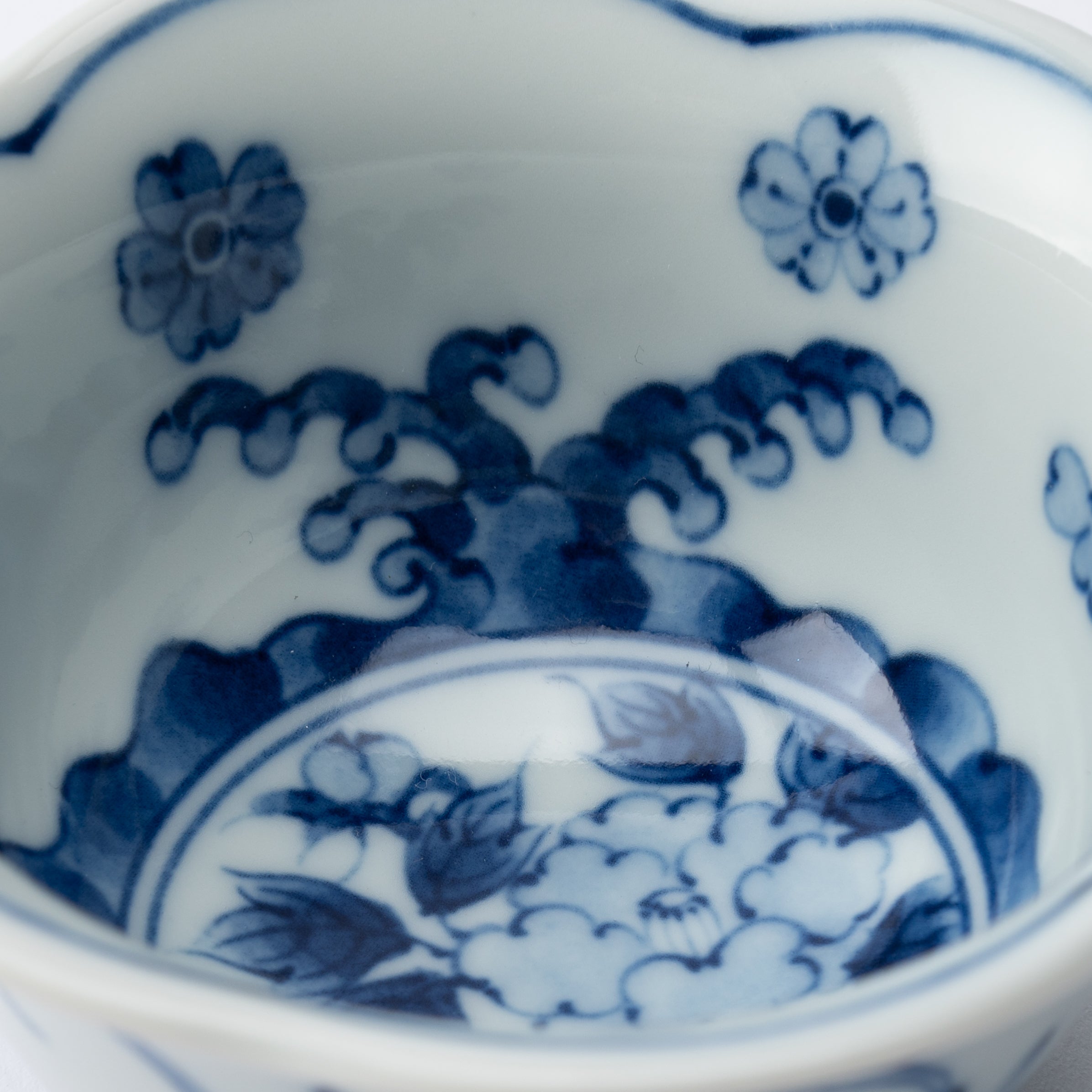 Petalled Rim Peony Kobachi Small Bowl