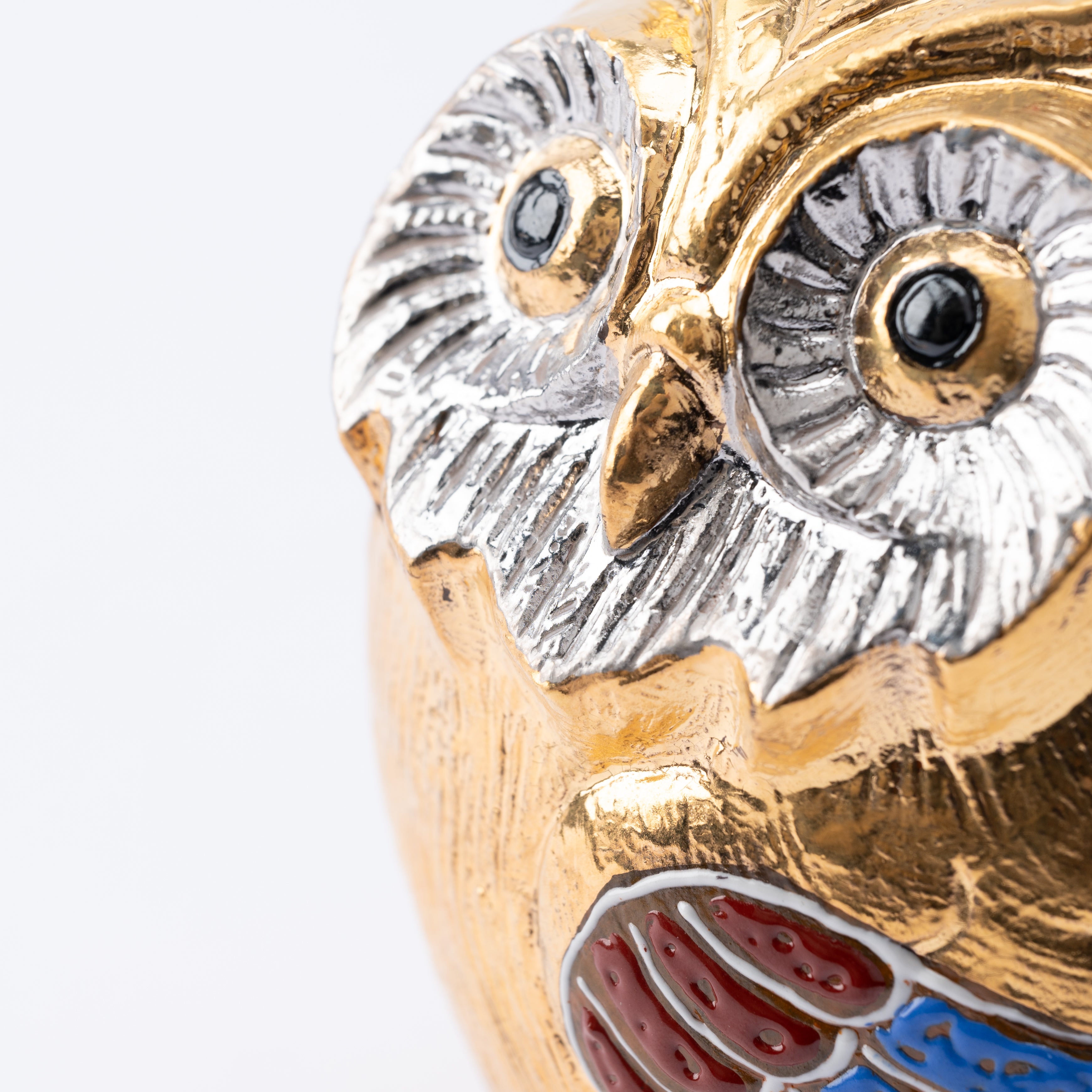 Gold Gosai Owl Figurine