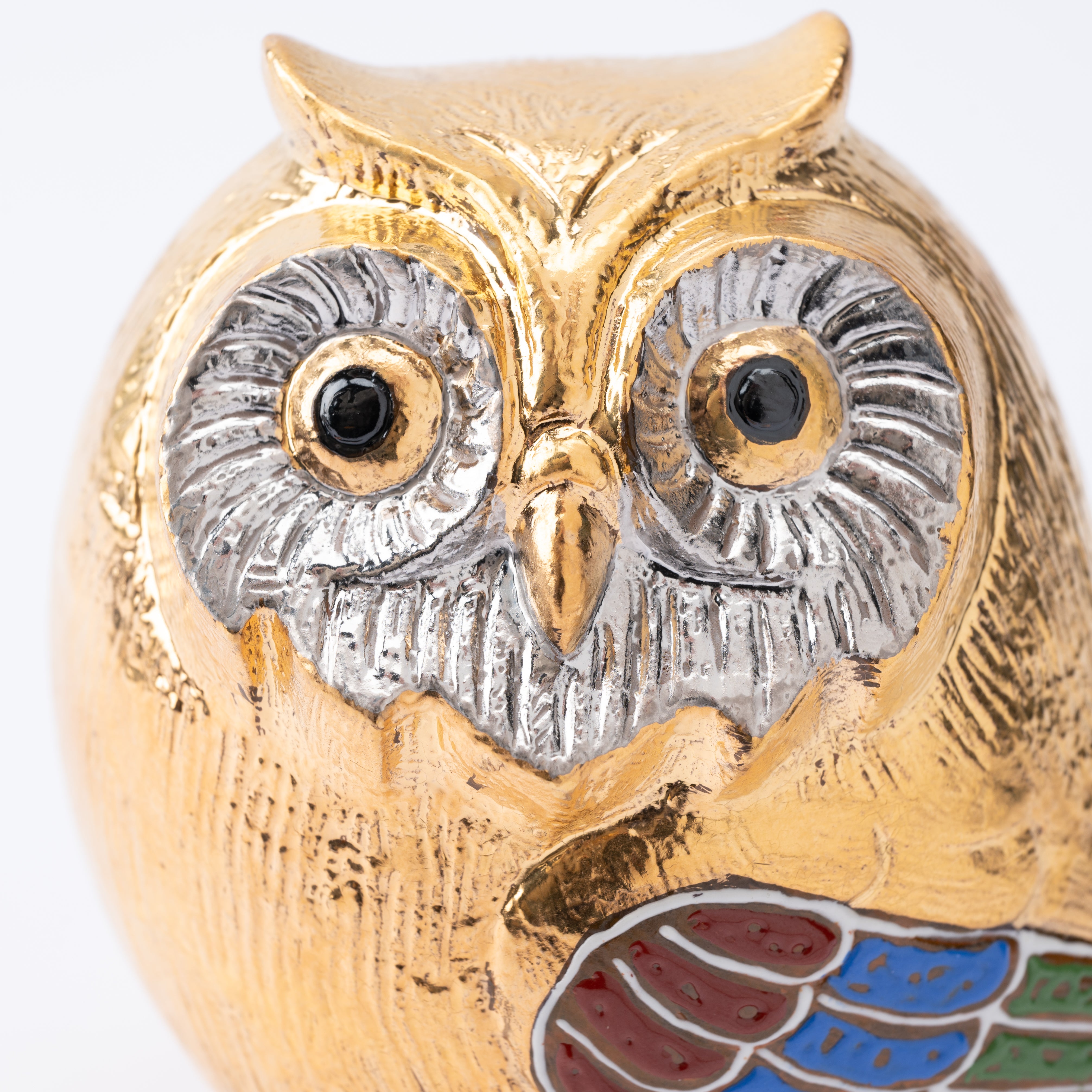 Gold Gosai Owl Figurine