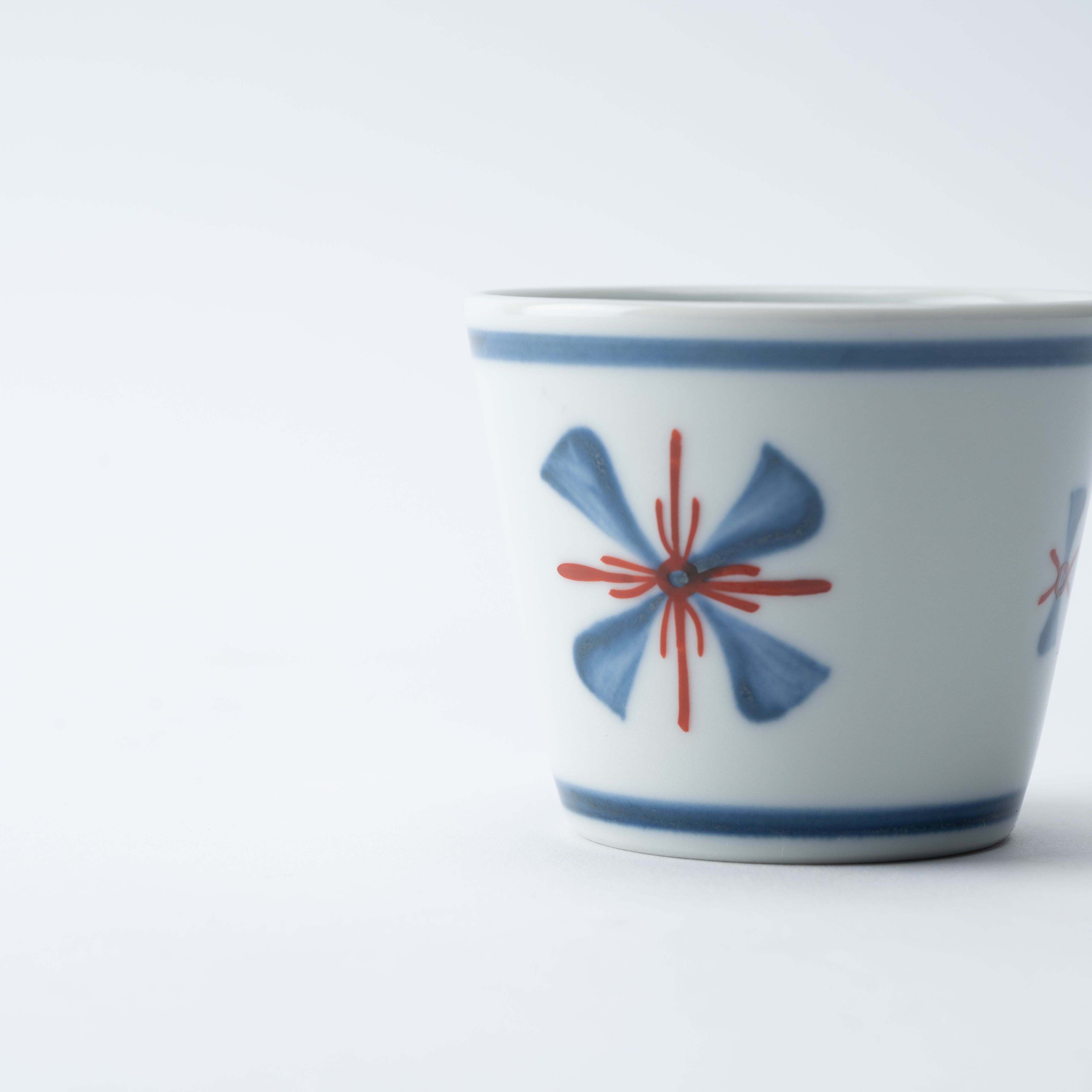 Japanese Four-Petal Flower Soba Choko Cup