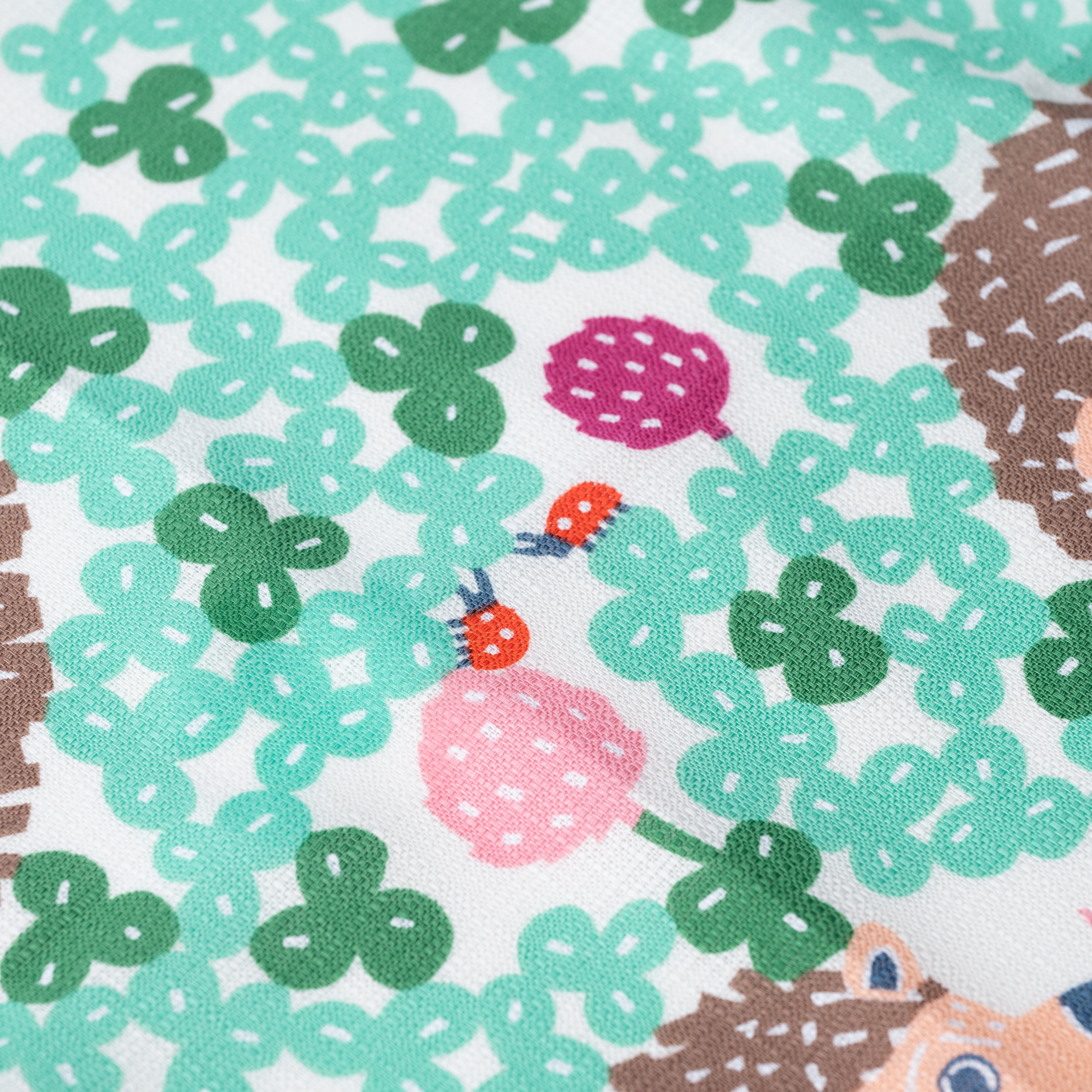 Hedgehog Organic Cotton Furoshiki 19.7 in