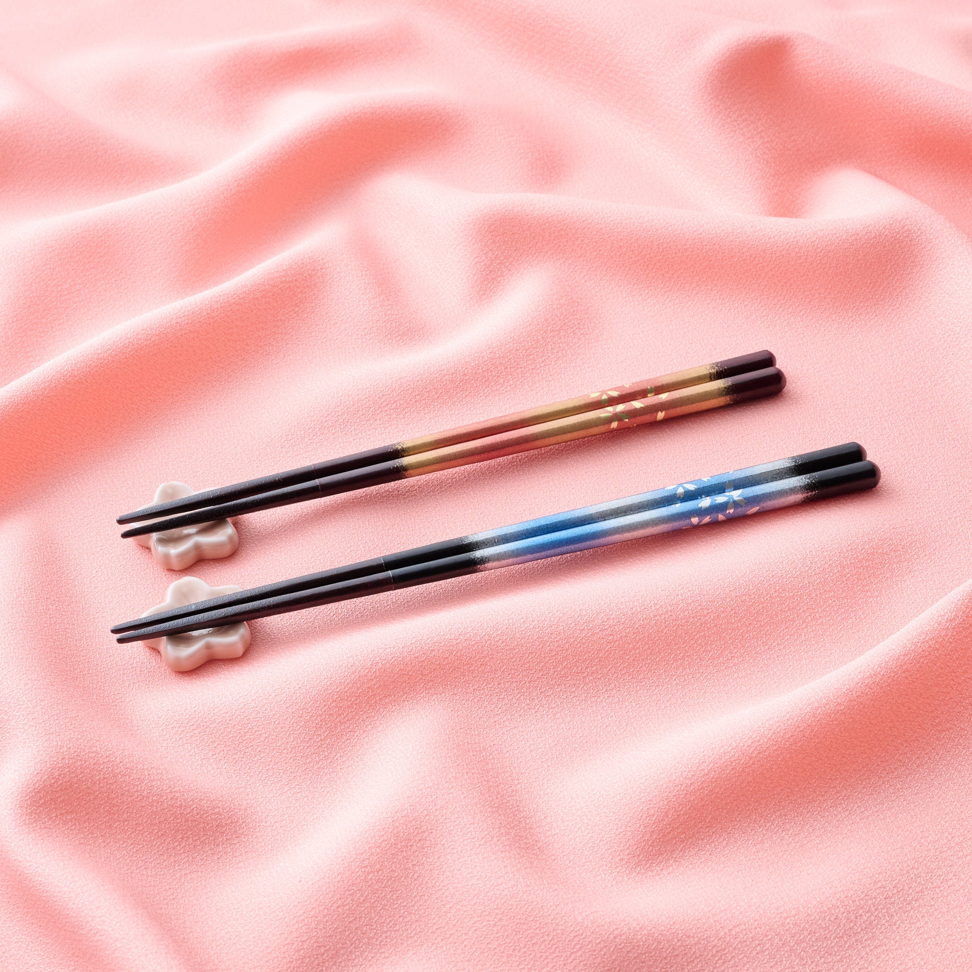 Sakura Breeze Chopsticks Pair Set  with Chopstick Rests