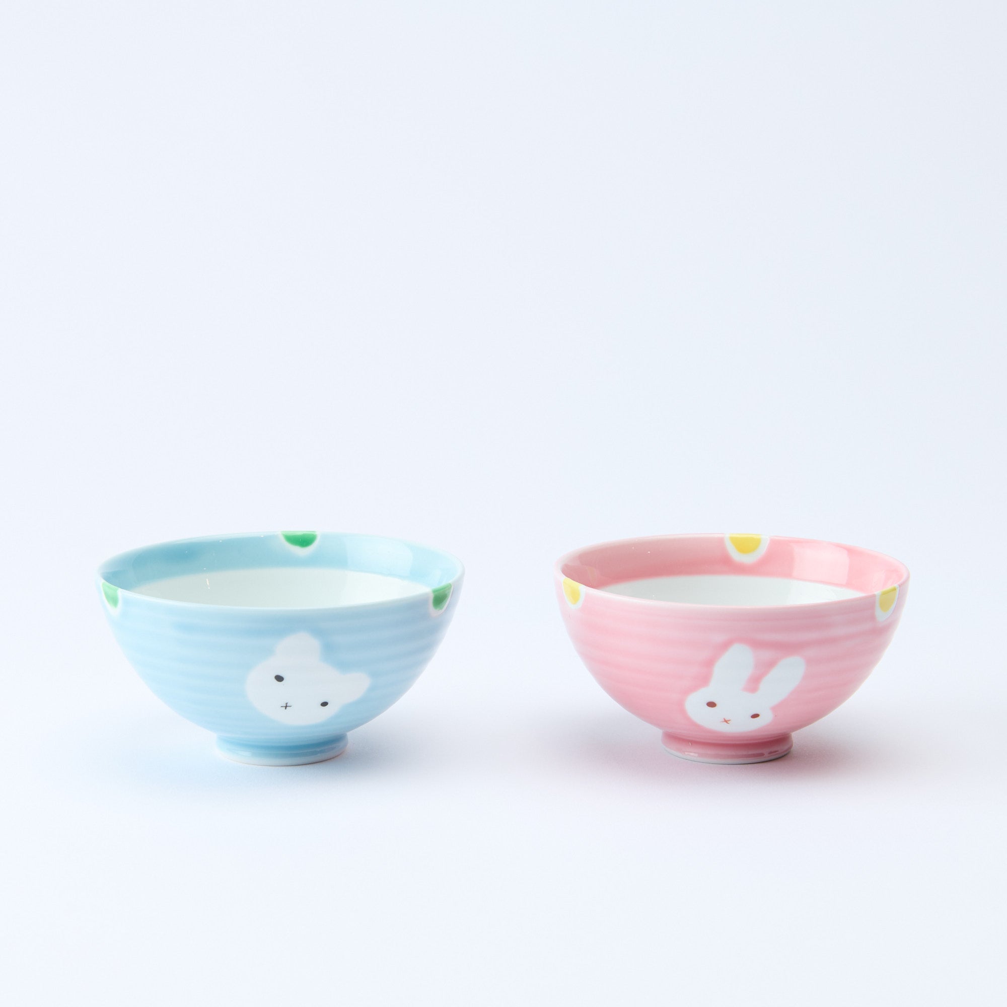 Blau Japanische Reisschüssel für Kinder mit Bären-Design