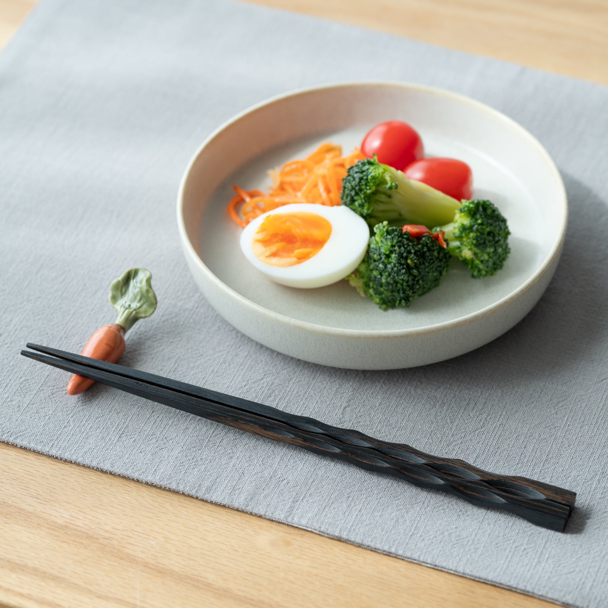 Wavy Grip Wood Grain Chopsticks