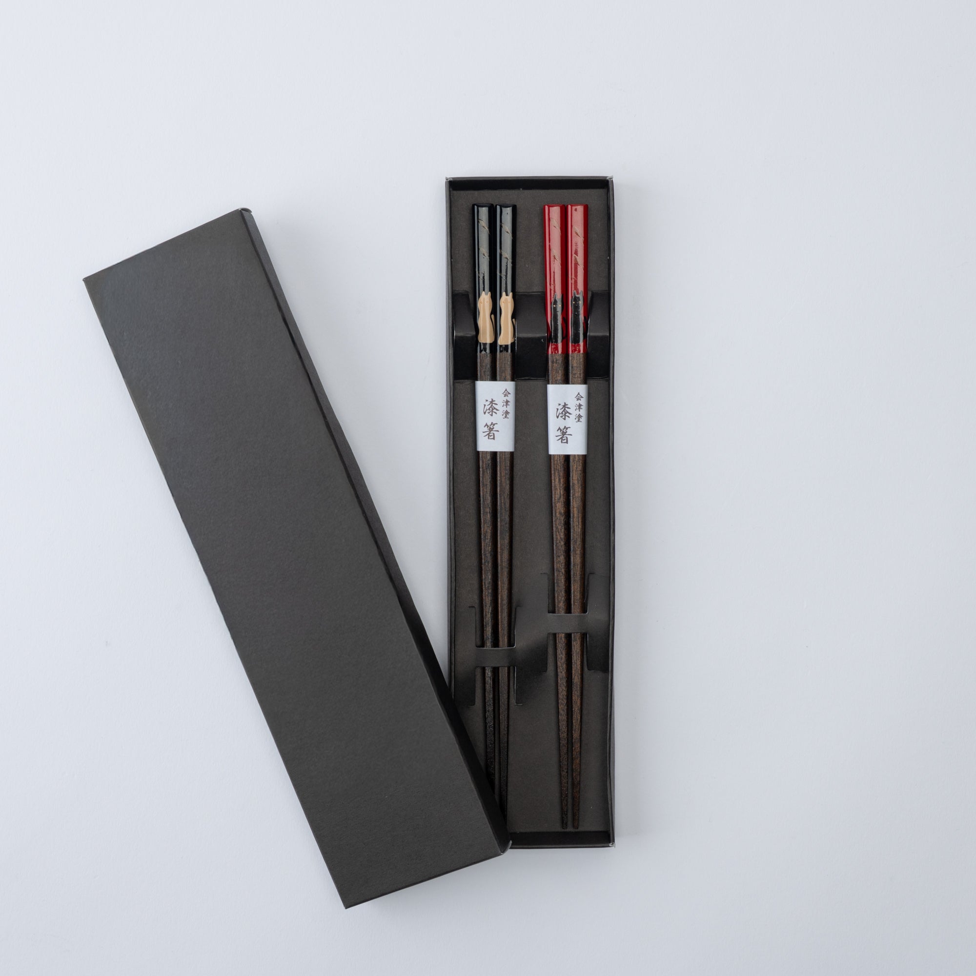 Cat and Fish Chopsticks Pair Set