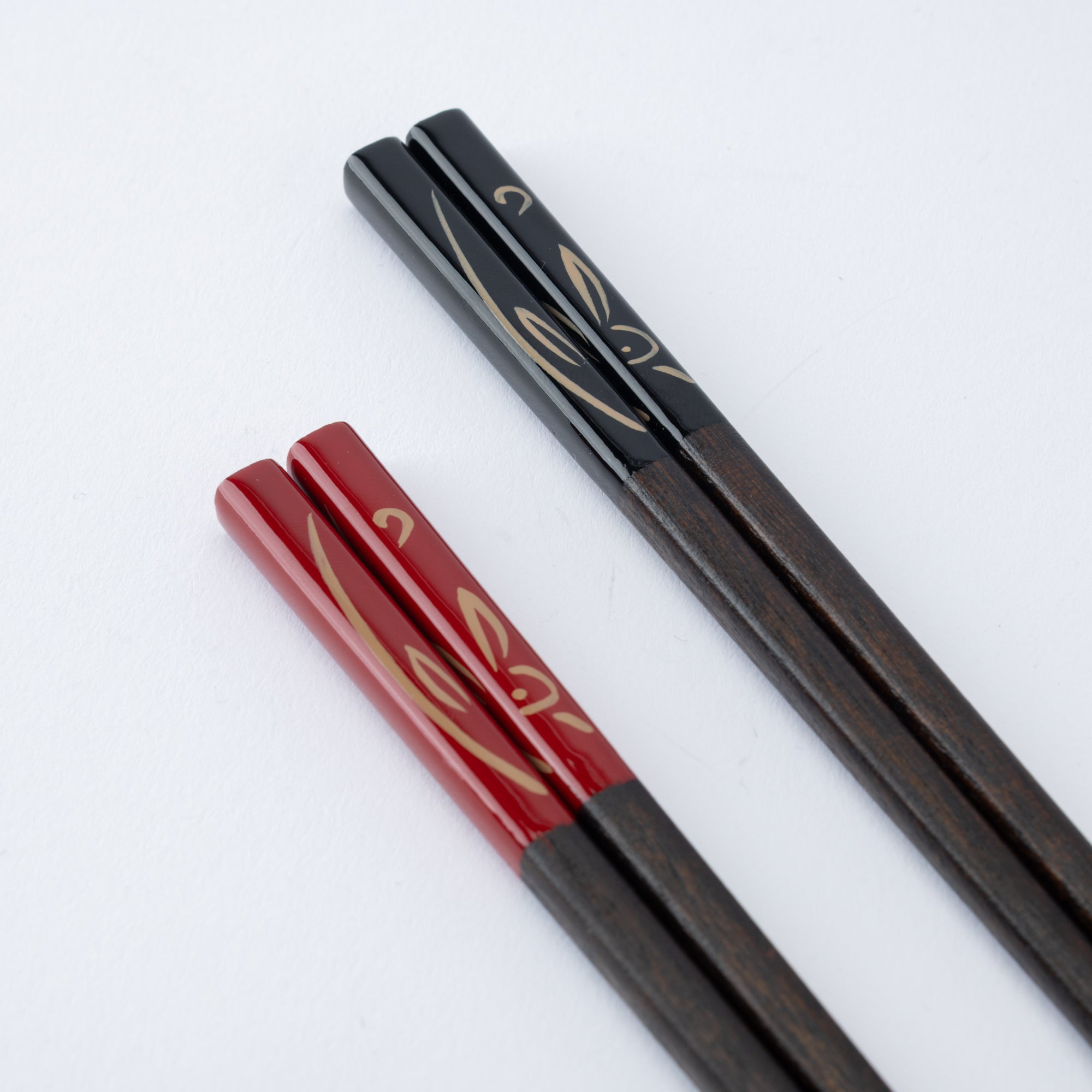 Goldenes Kaninchen-Essstäbchen-Paar-Set