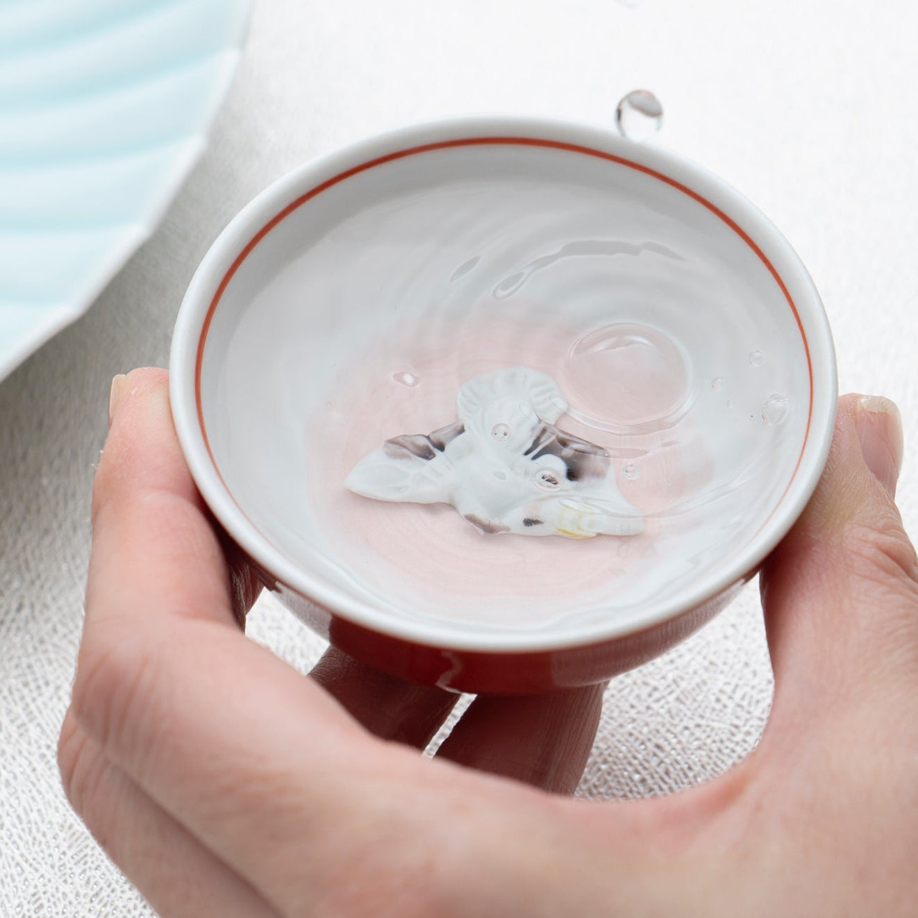 Crane & Turtle Sakazuki Flat Sake Cup Set