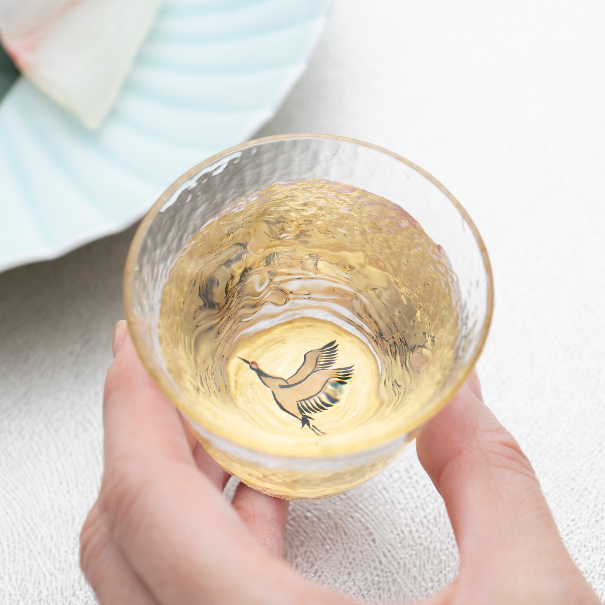 Copa de sake Crane Maki-e Guinomi