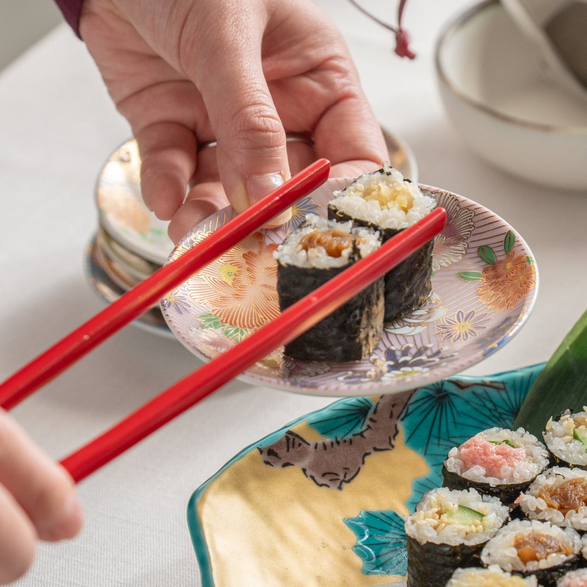 Golden Hanazume Sauce Plate