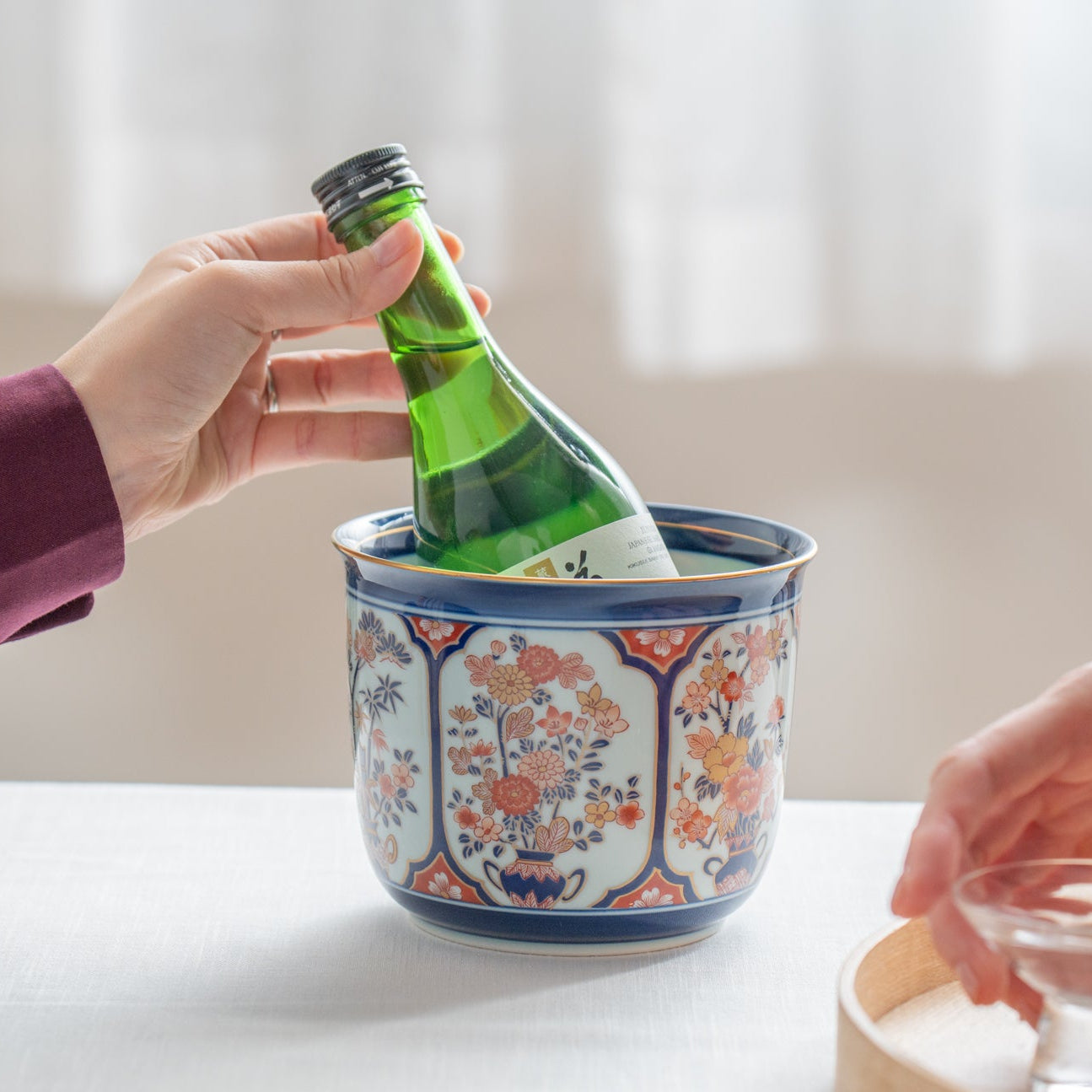 Yazaemon Weiß Sake-Kühler