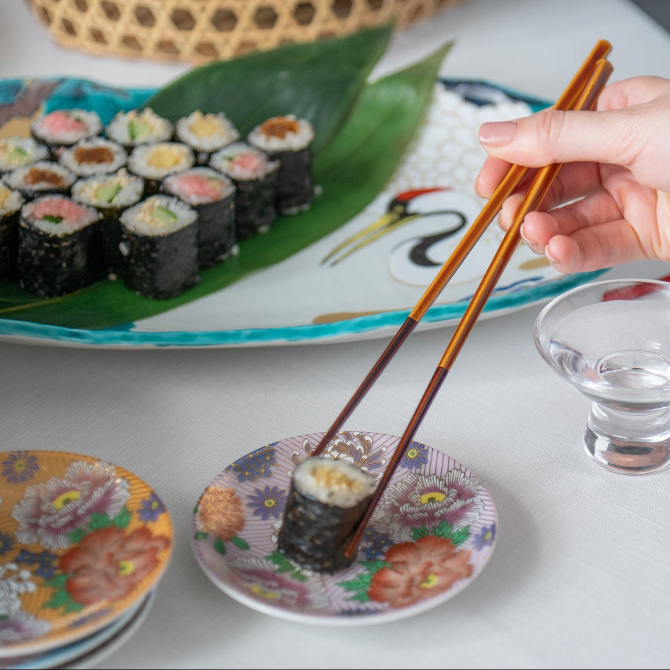 Golden Hanazume Sauce Plate