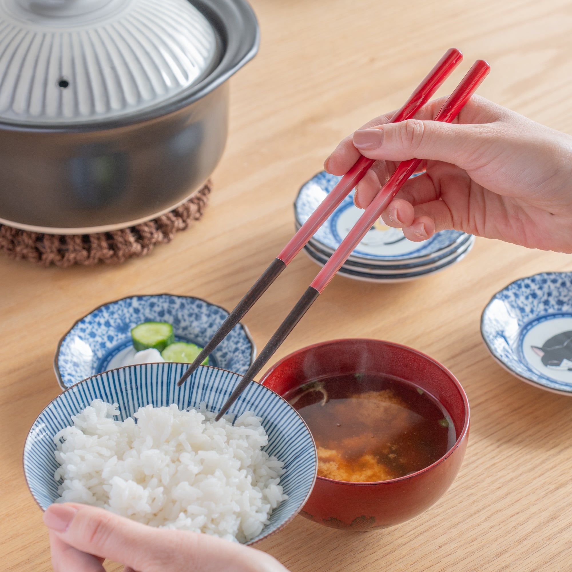 Red Perfect Fit Dishwasher Safe Chopsticks
