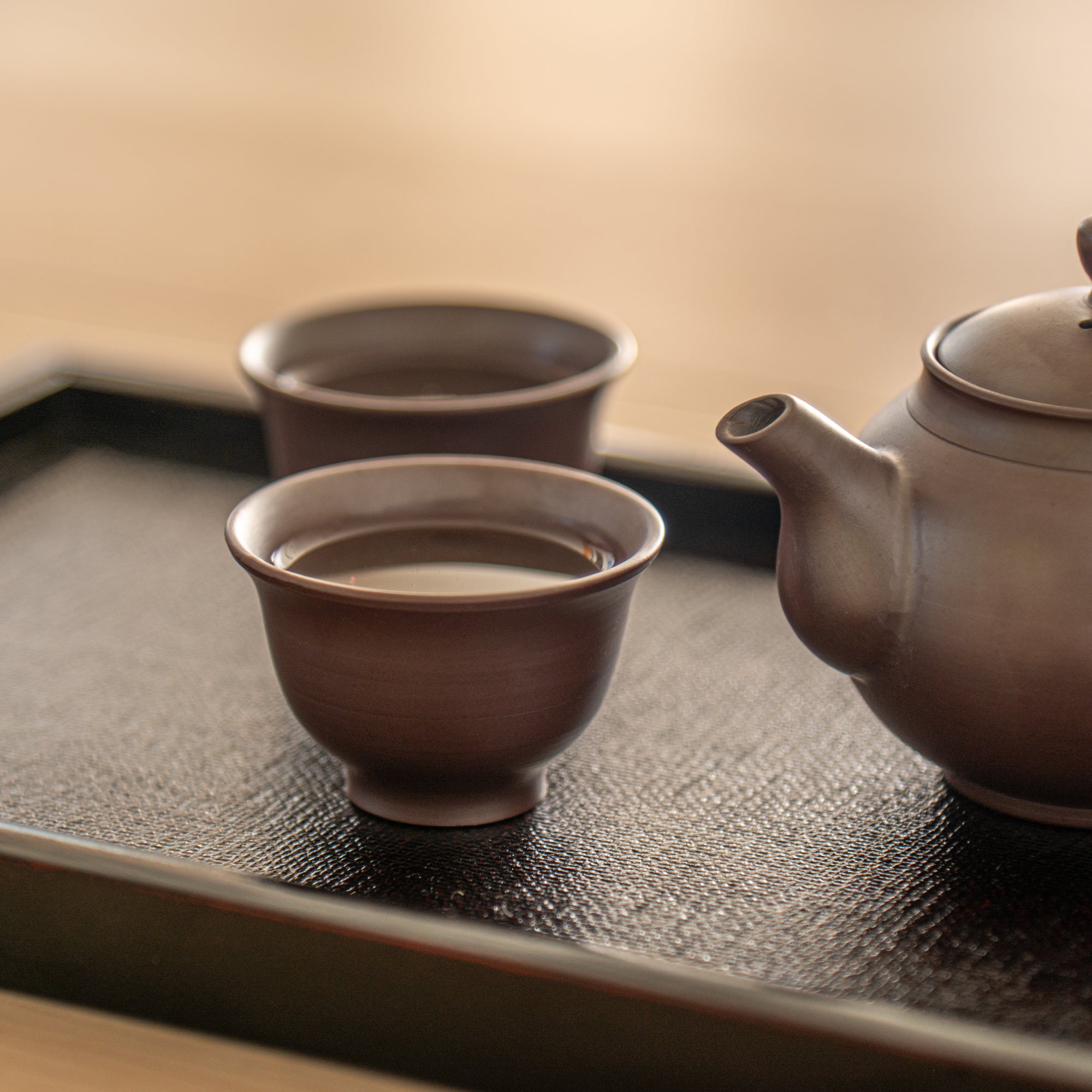 Soft-Sheen Japanese Tea Set