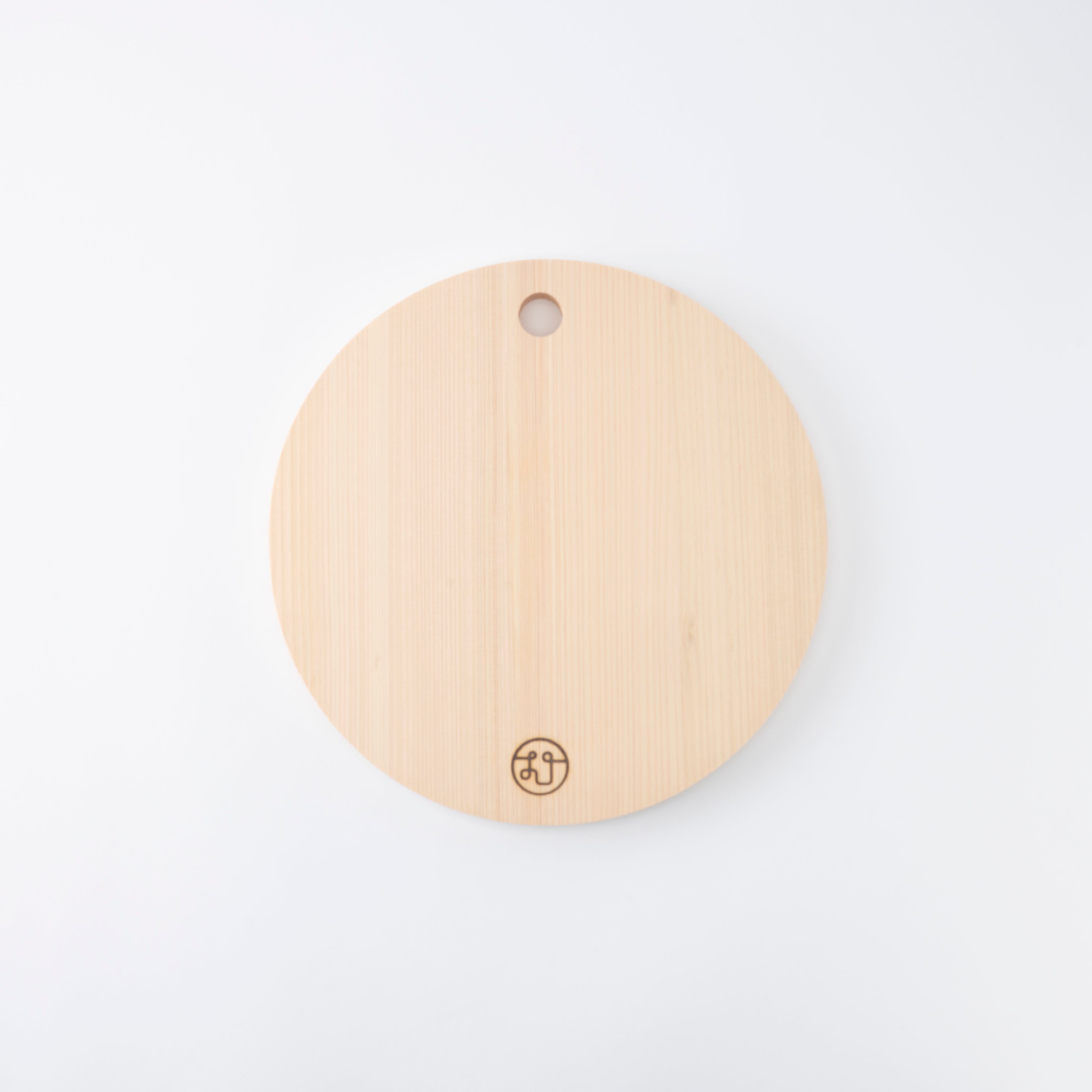 Tono Hinoki Round Cutting Board with Hole