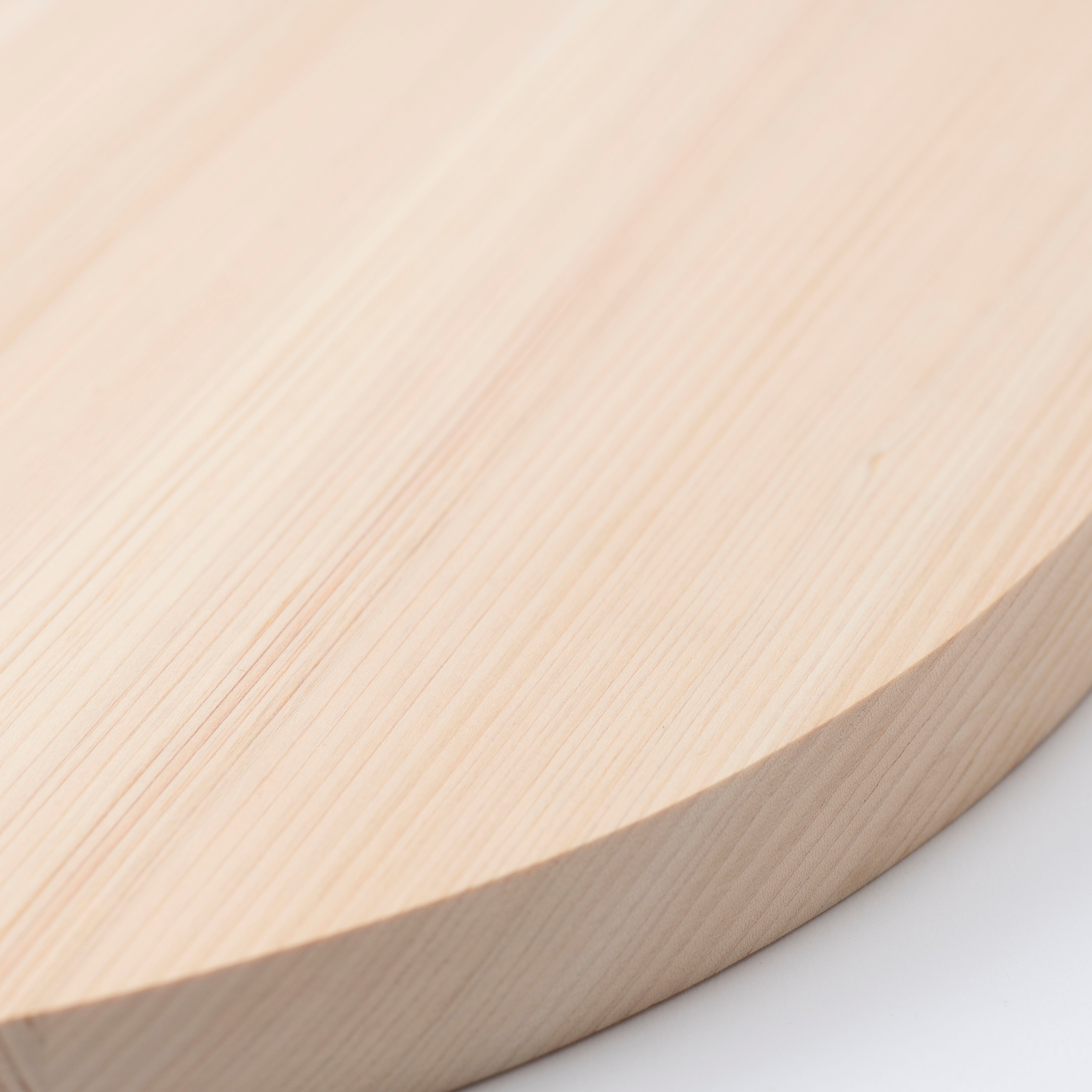 Tono Hinoki Round Cutting Board with Hole