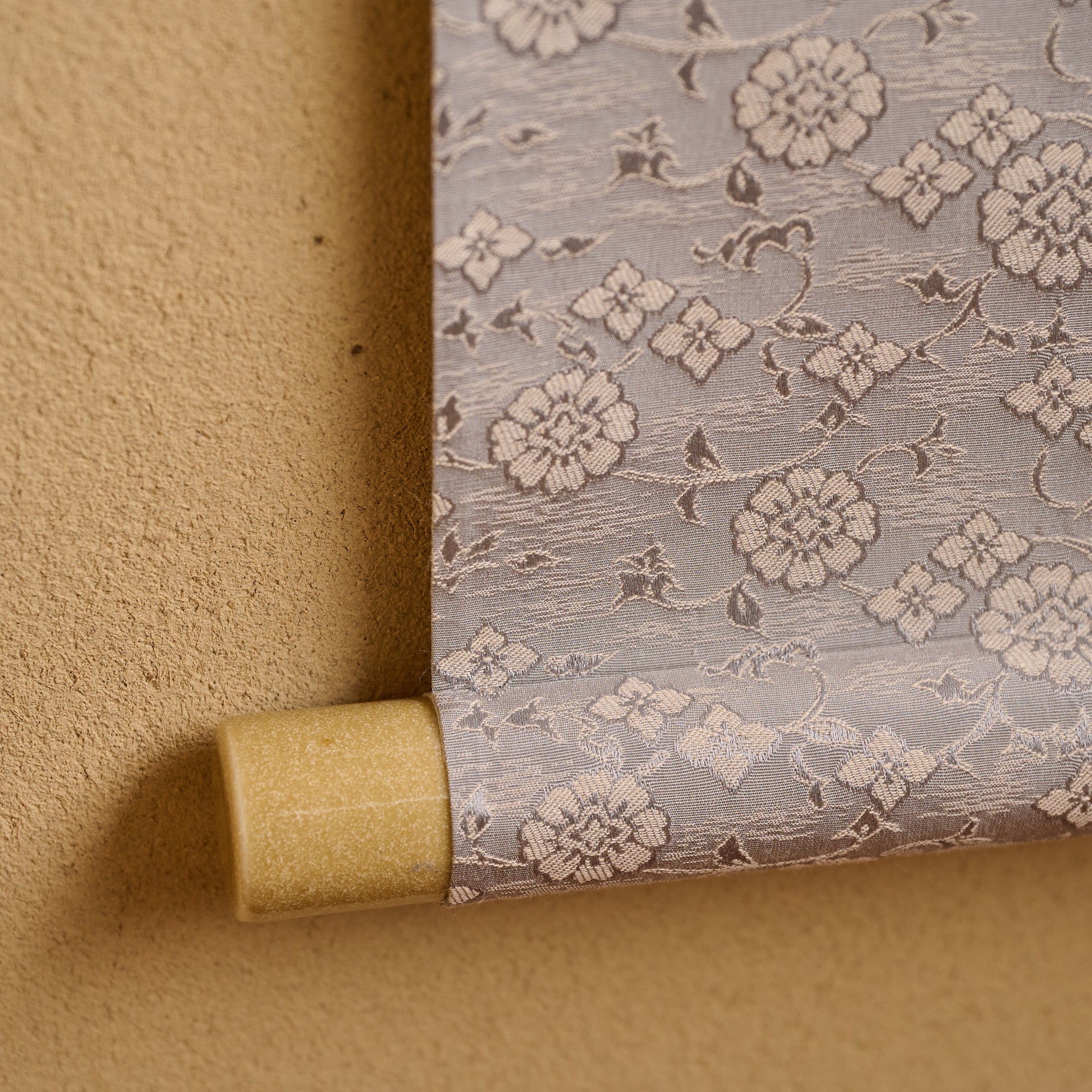 Cat and Sakura Kakejiku Hanging Scroll