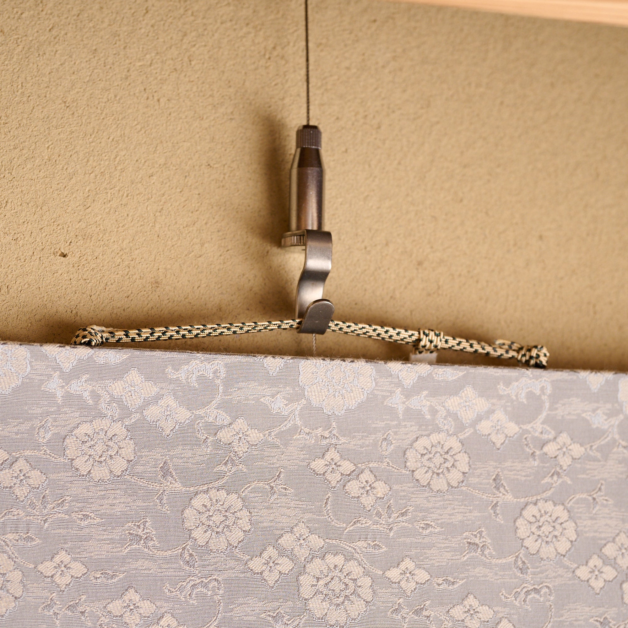 Cat and Sakura Kakejiku Hanging Scroll