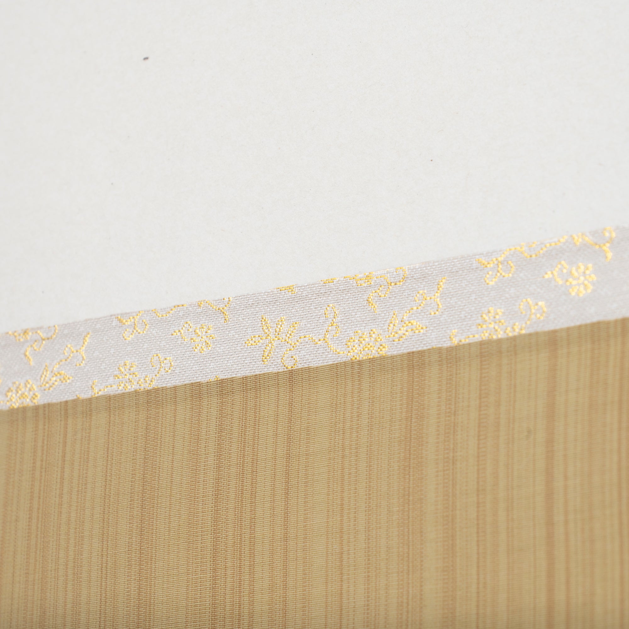 Sparrows and Bamboo with Calligraphy Kakejiku Hanging Scroll