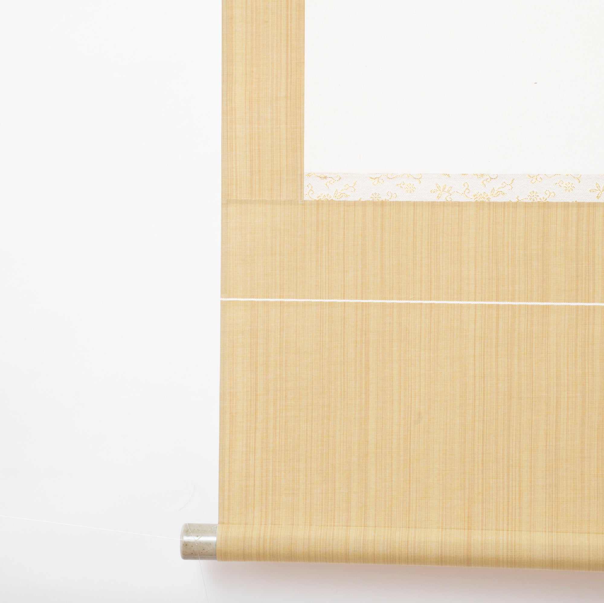 Sparrows and Bamboo with Calligraphy Kakejiku Hanging Scroll