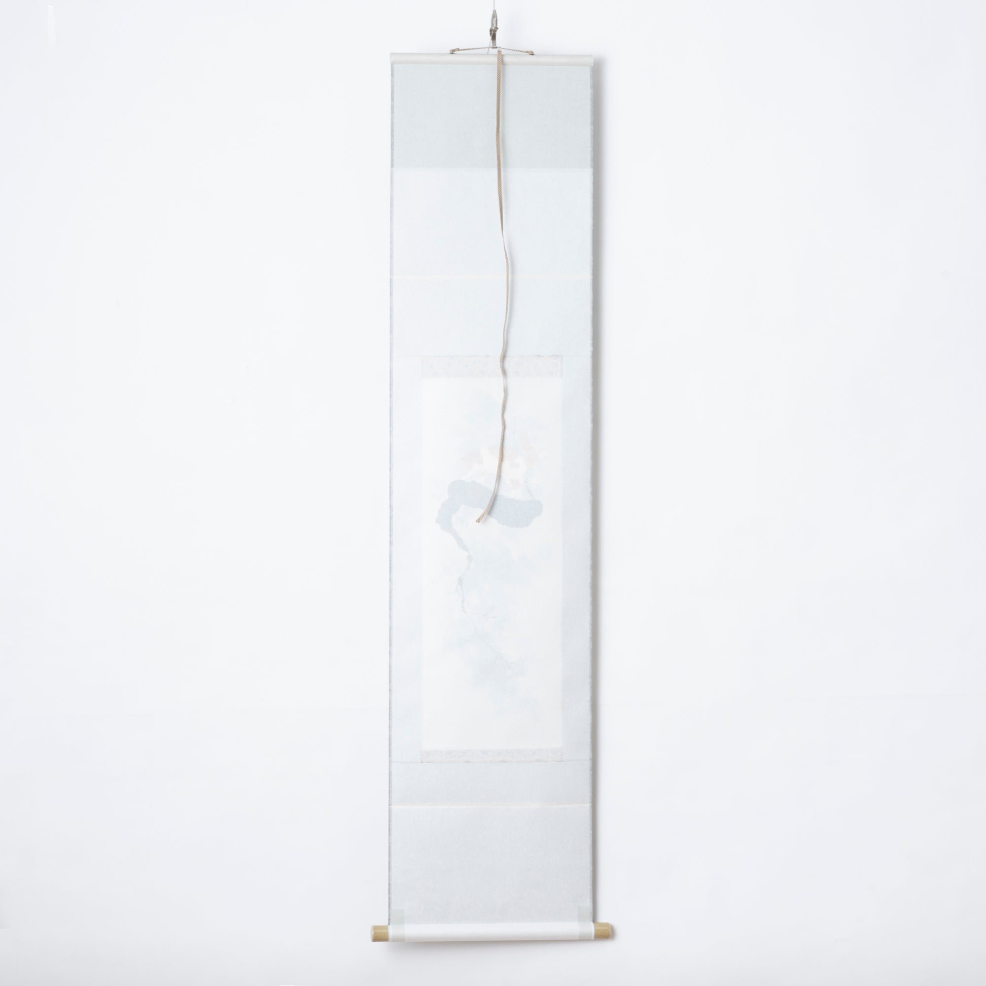 Cat and Sakura Kakejiku Hanging Scroll