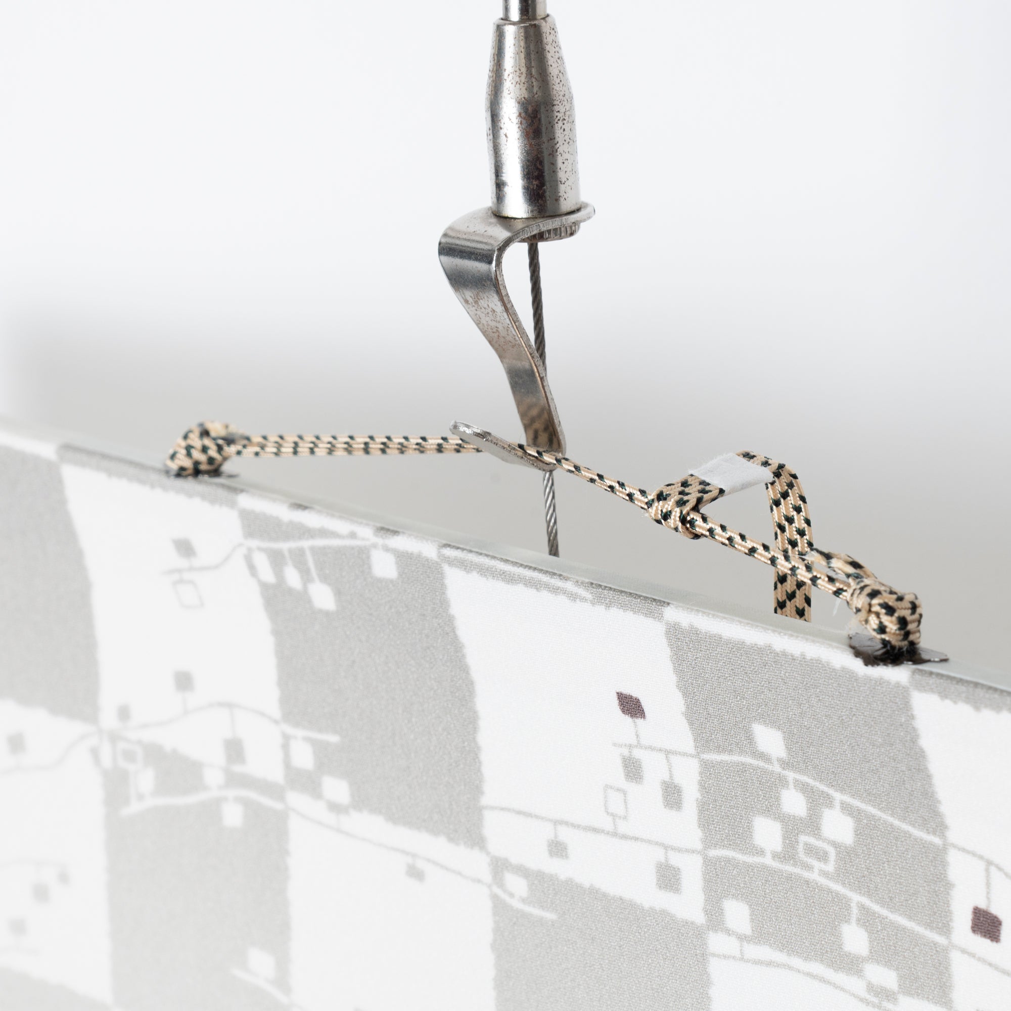 Cat and Trumpet Vine Kakejiku Hanging Scroll