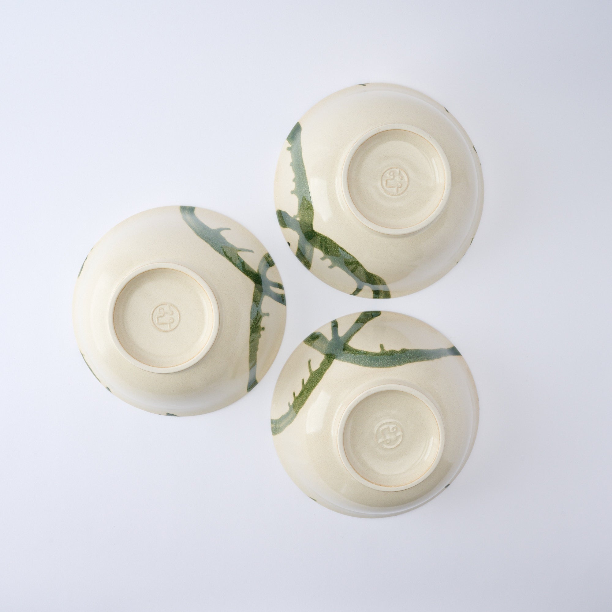 Olive Stroke Beige Ramen Bowl 8.9 IN