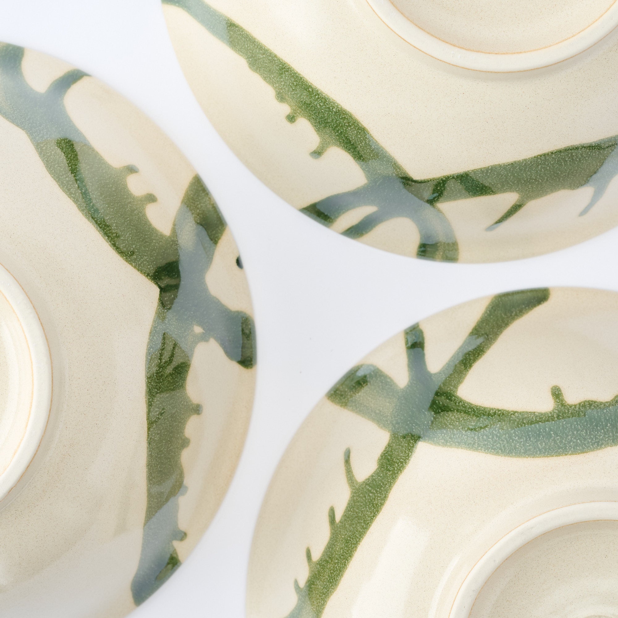 Olive Stroke Beige Ramen Bowl 8.9 IN