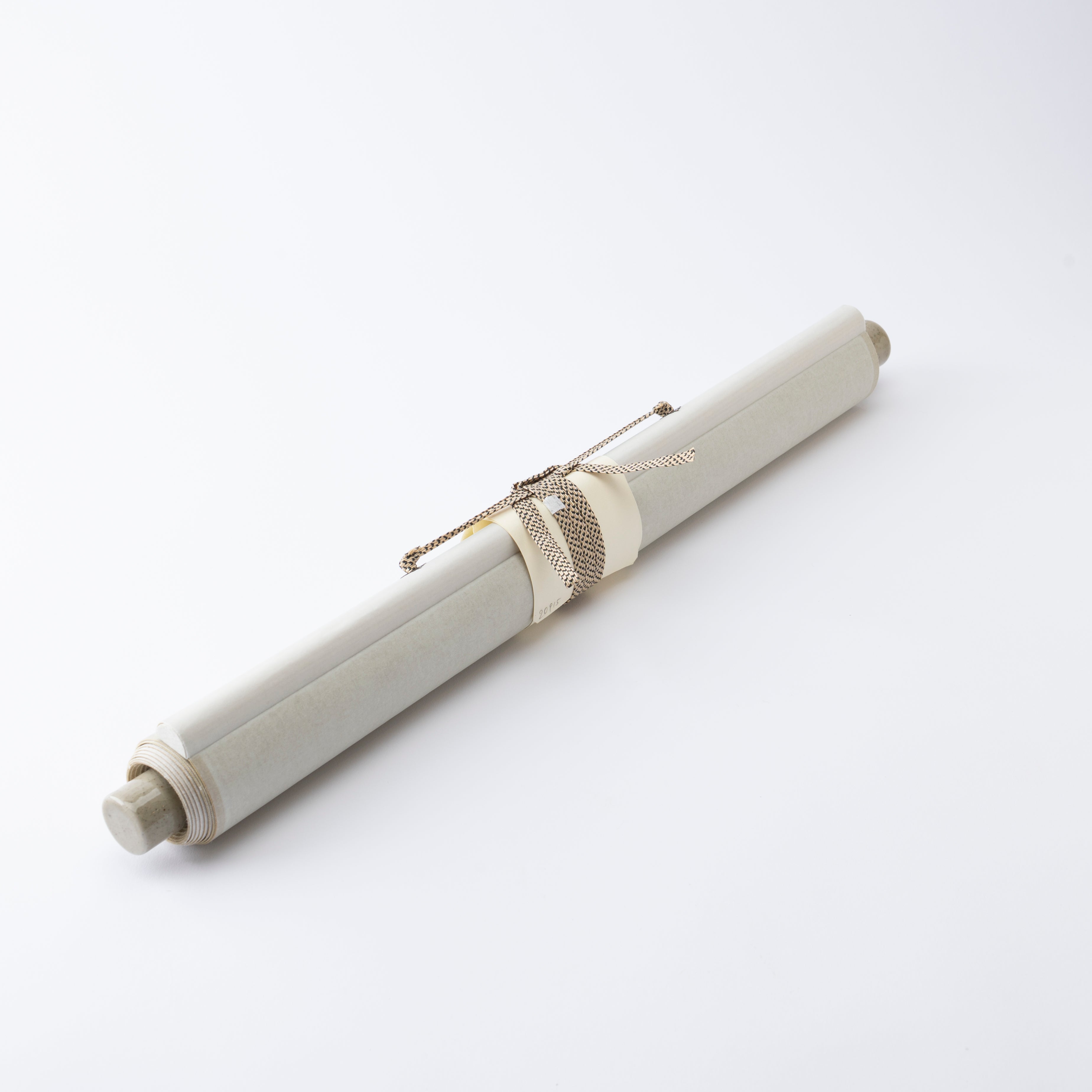 Sparrows and Bamboo with Calligraphy Kakejiku Hanging Scroll