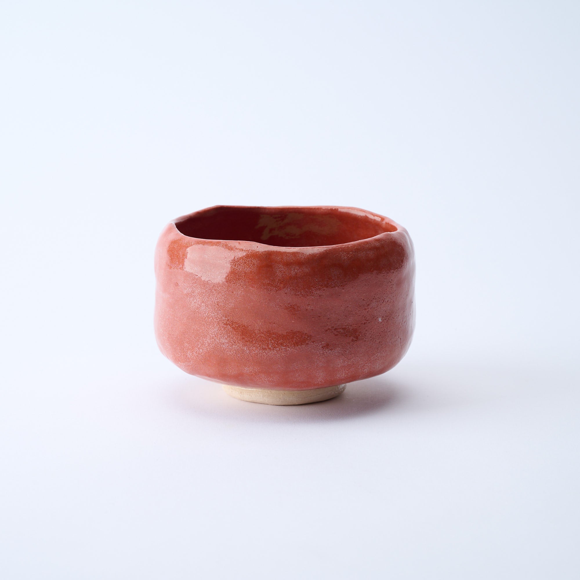 Red Raku Matcha Bowl