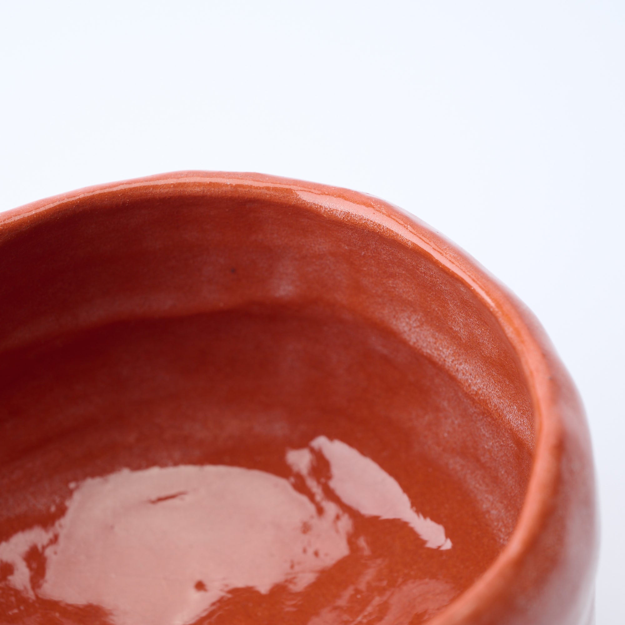 Red Raku Matcha Bowl