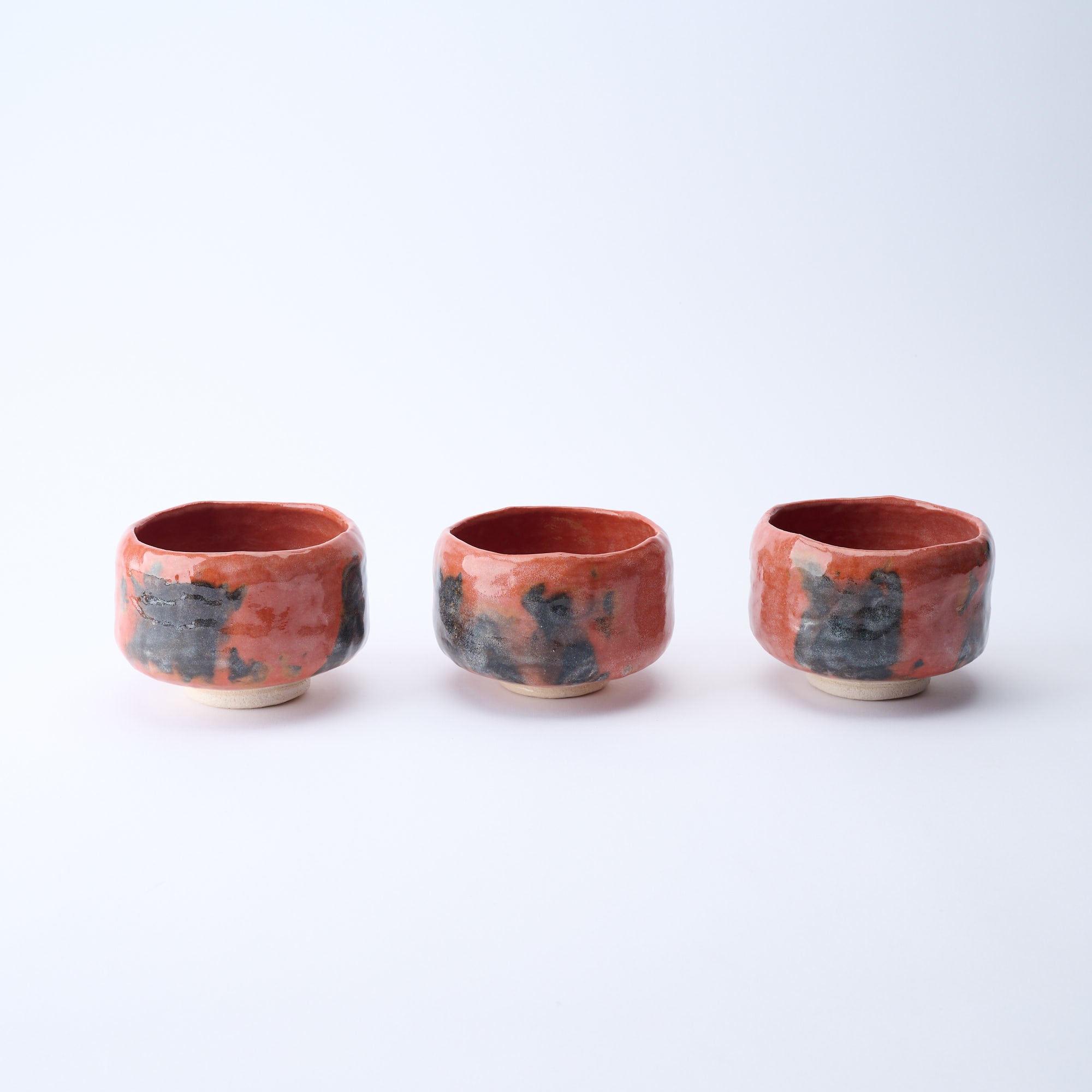 Red Raku Matcha Bowl