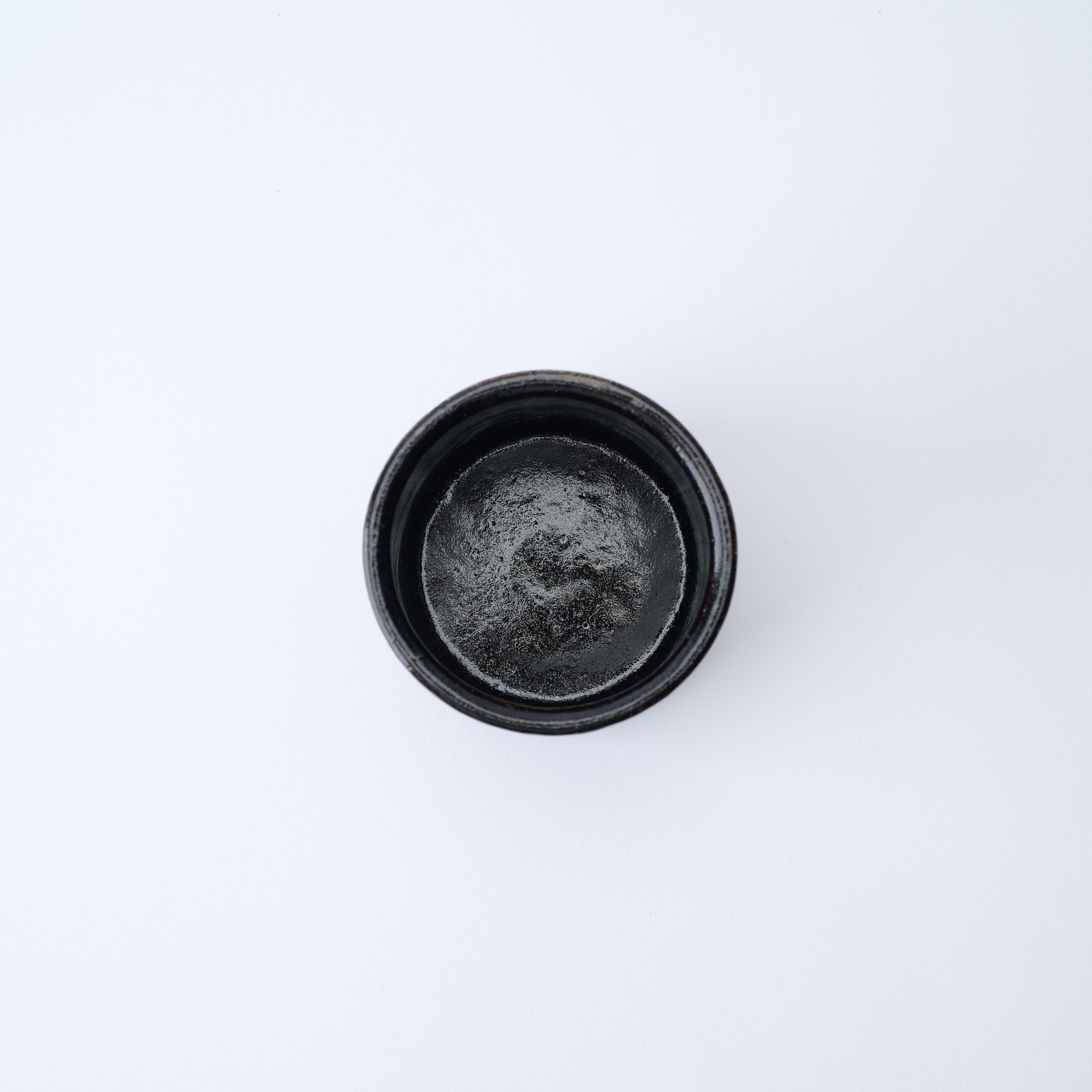 Black Raku Yunomi Japanese Teacup