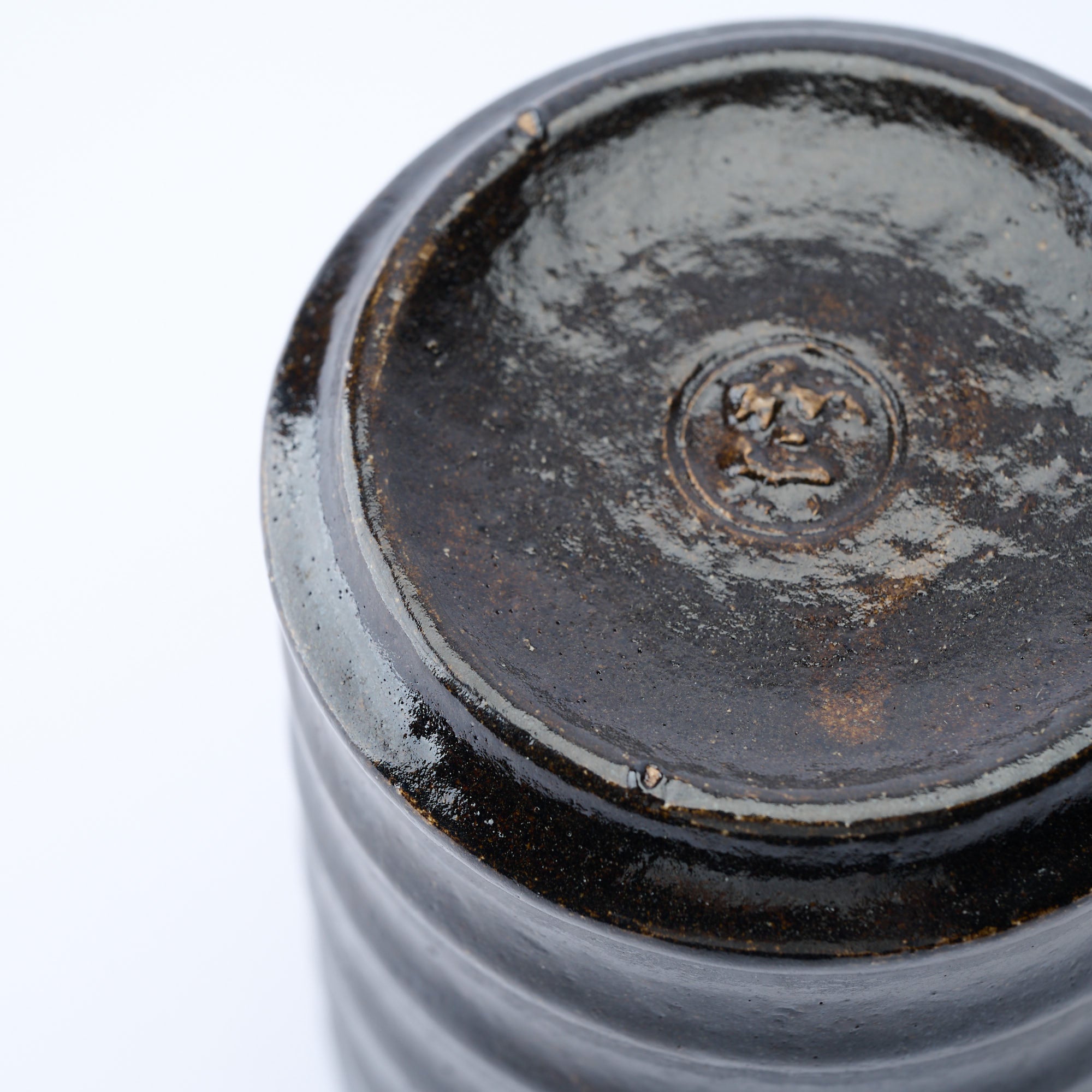 Black Raku Yunomi Japanese Teacup