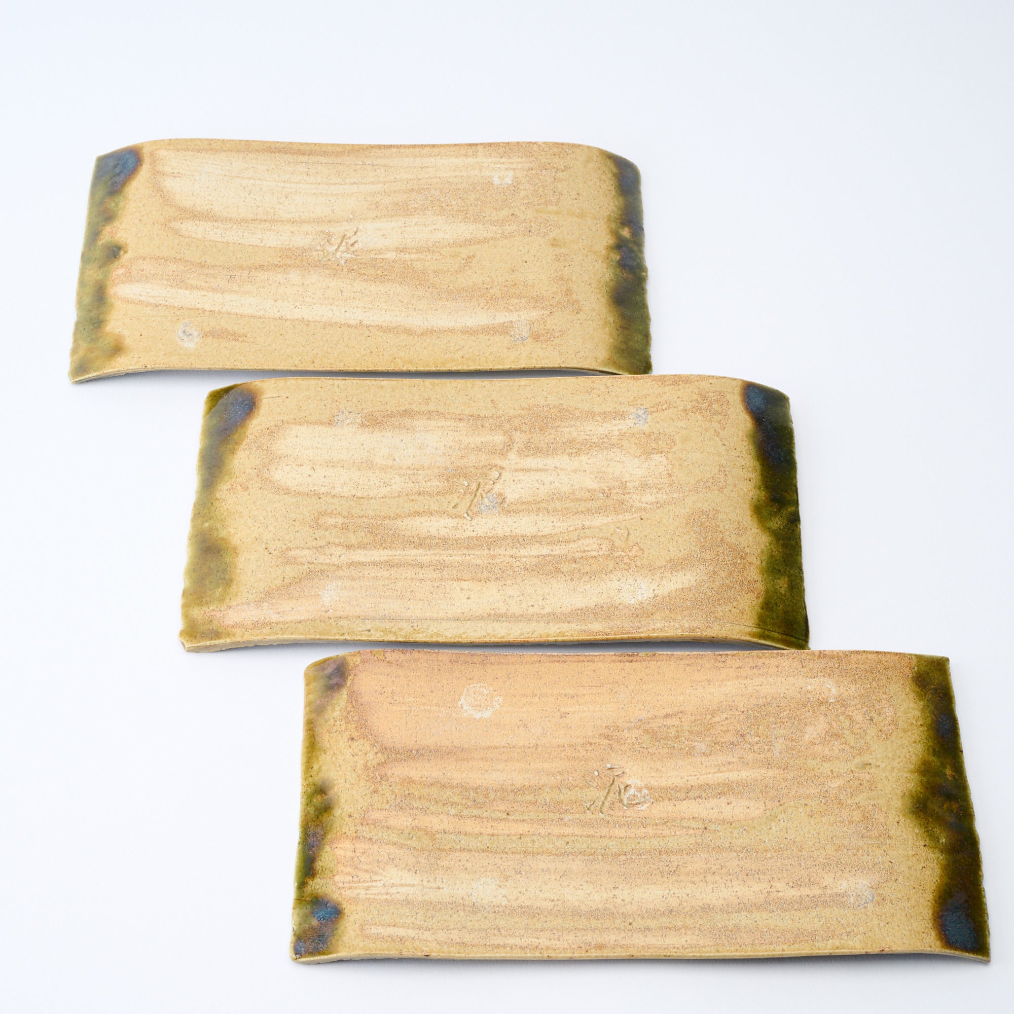 Oribe Flat Rectangular Dinner Plate