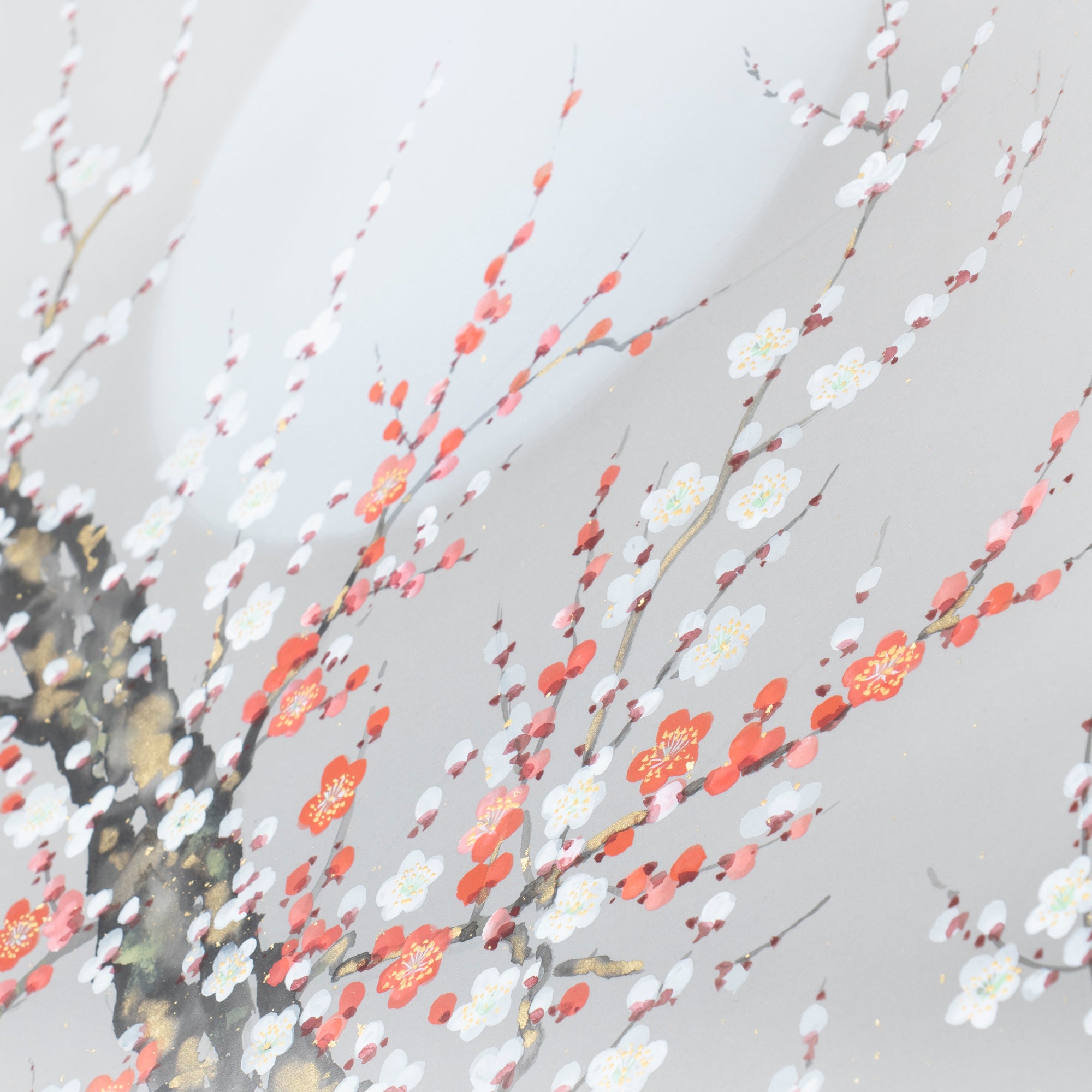 Plum Blossoms Under the Moon Kakejiku Hanging Scroll