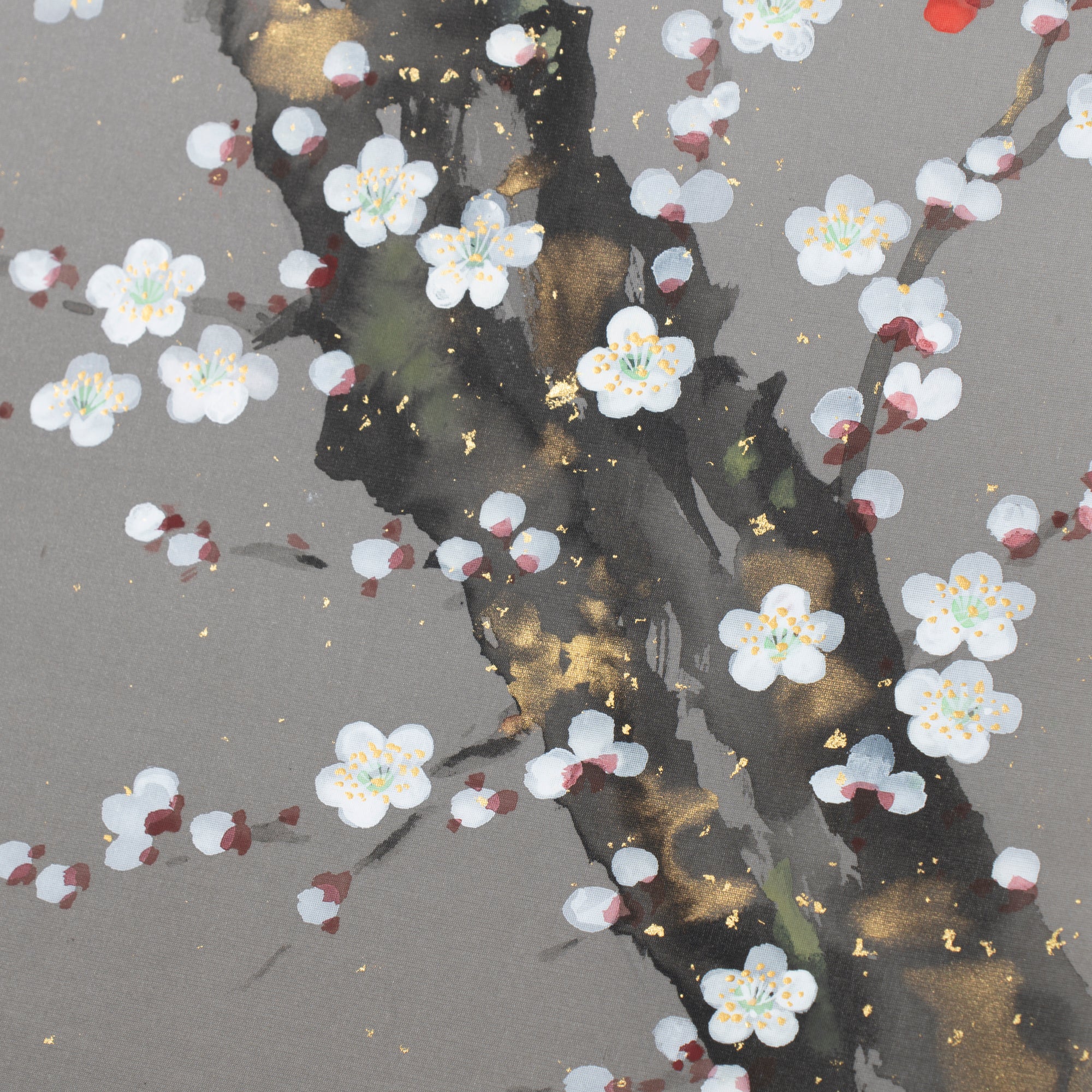 Plum Blossoms Under the Moon Kakejiku Hanging Scroll