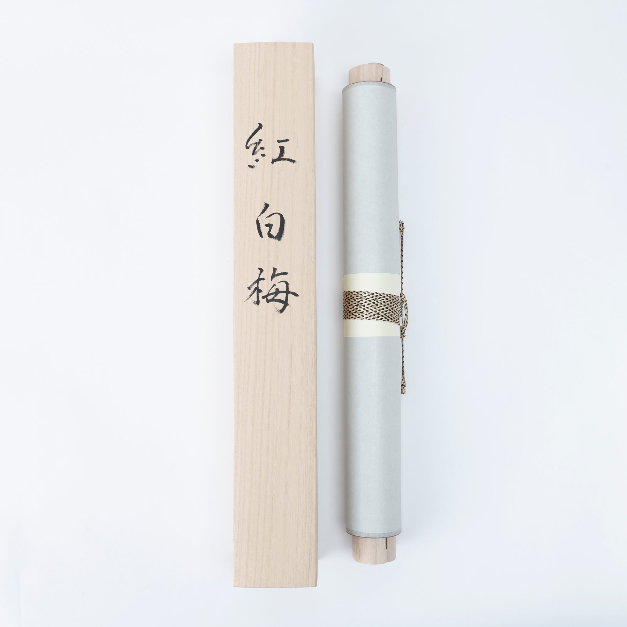 Plum Blossoms Under the Moon Kakejiku Hanging Scroll