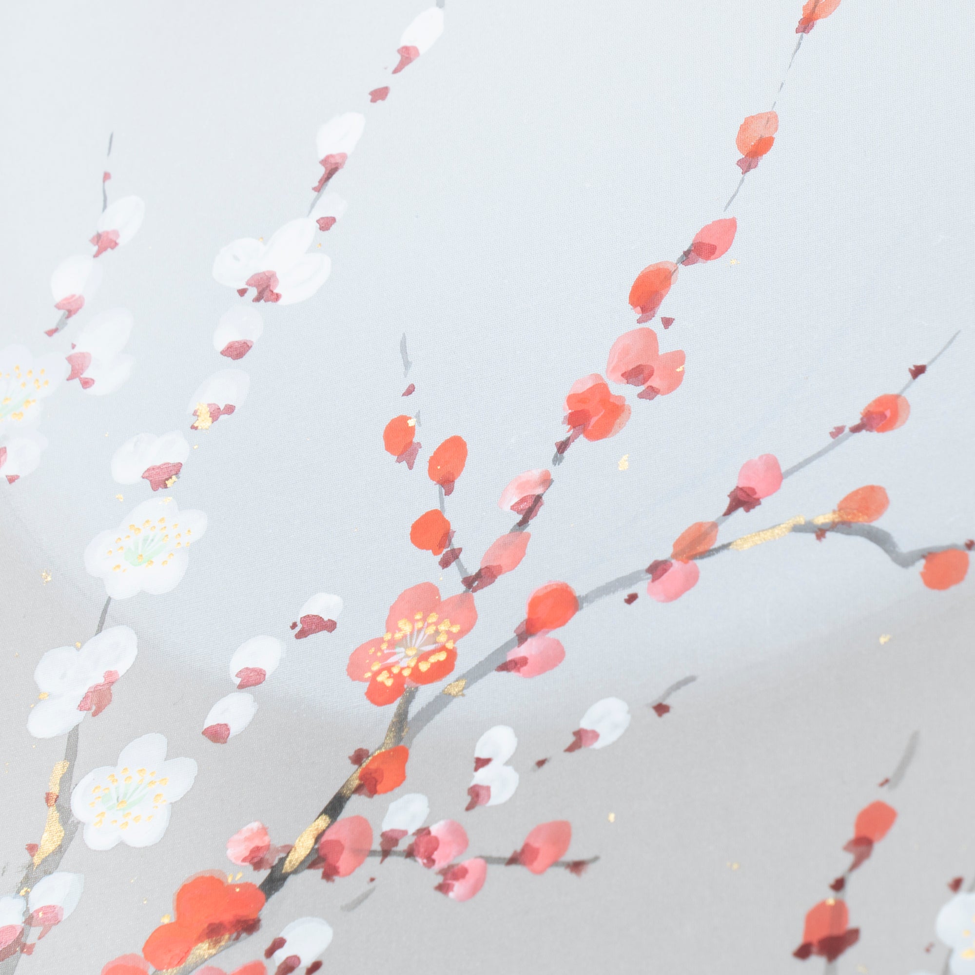 Plum Blossoms Under the Moon Kakejiku Hanging Scroll