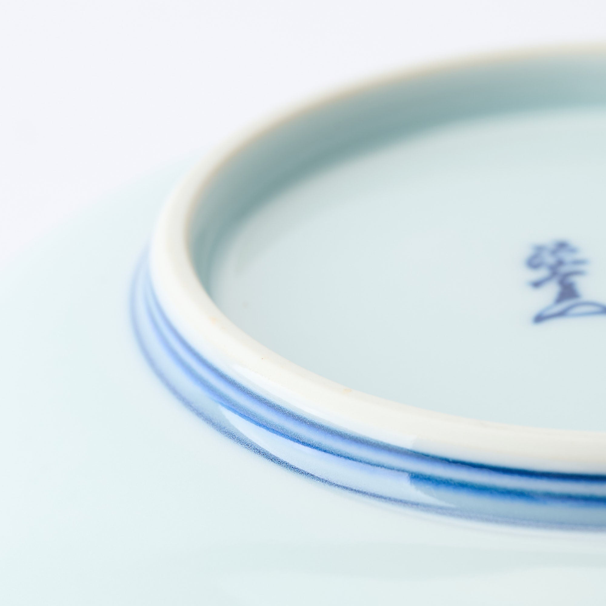 Blue Knotted Arabesque Cup and Saucer