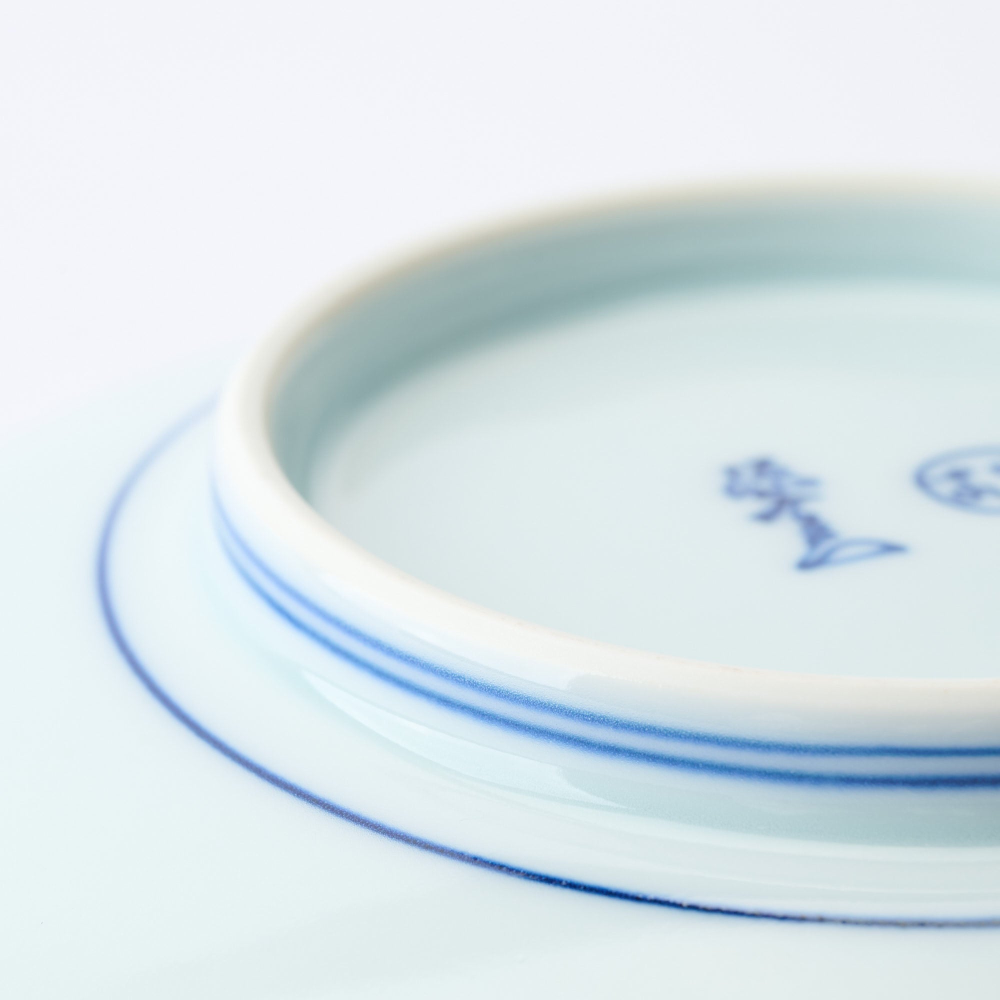 Somenishiki Pomegranate and Flower Cup and Saucer